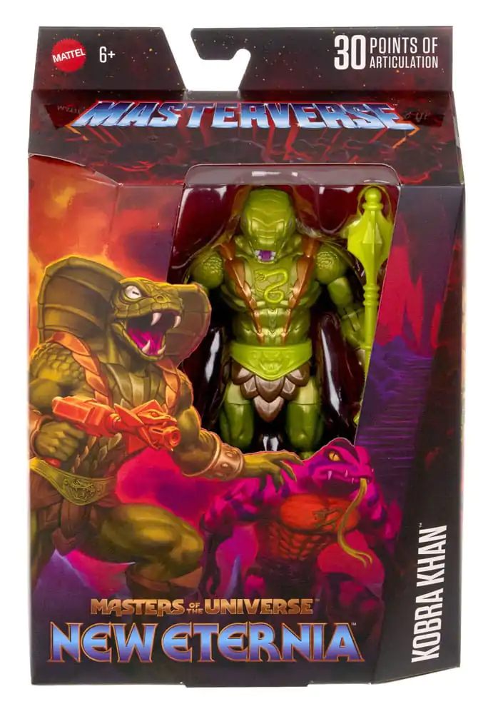 Masters of the Universe New Eternia Akční figurka Kobra Khan 18 cm fotografii produktu