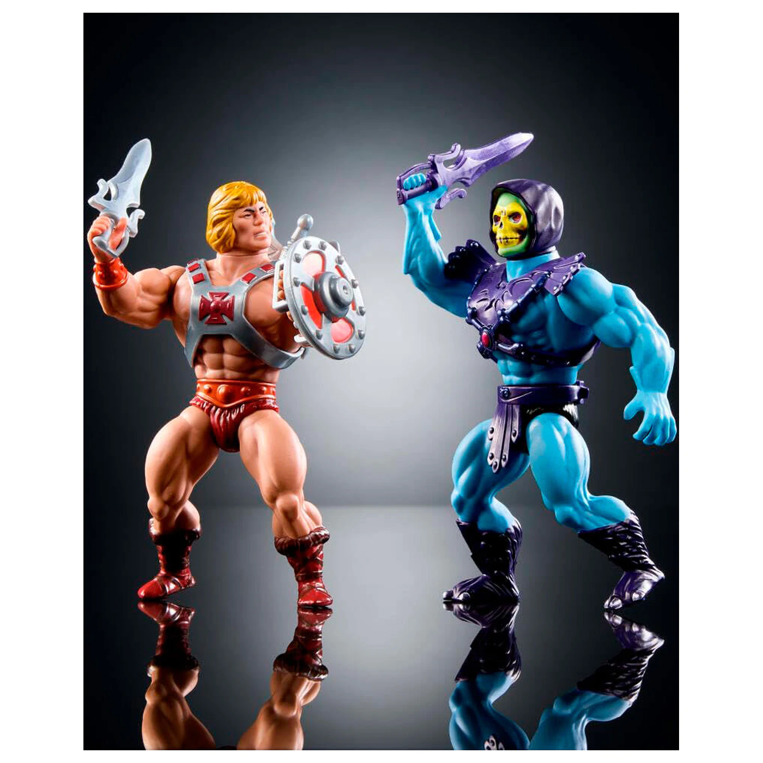 Masters of the Universe Origins 80 Anniversary Mattel He-Man a Skeletor set 2 figure 14cm fotografii produktu