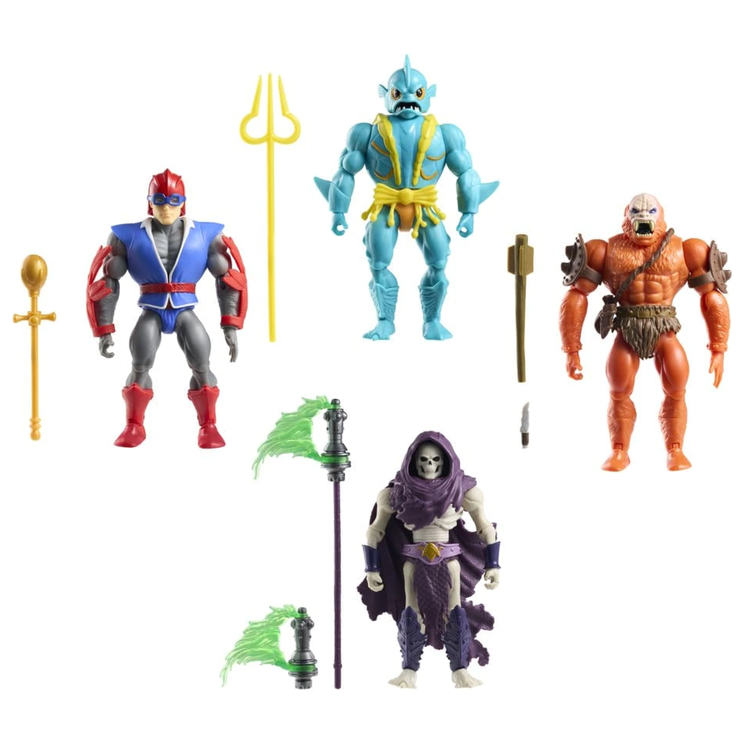 Masters of the Universe Origins akční figurky 4-Pack Battle for Subternia 14 cm fotografii produktu