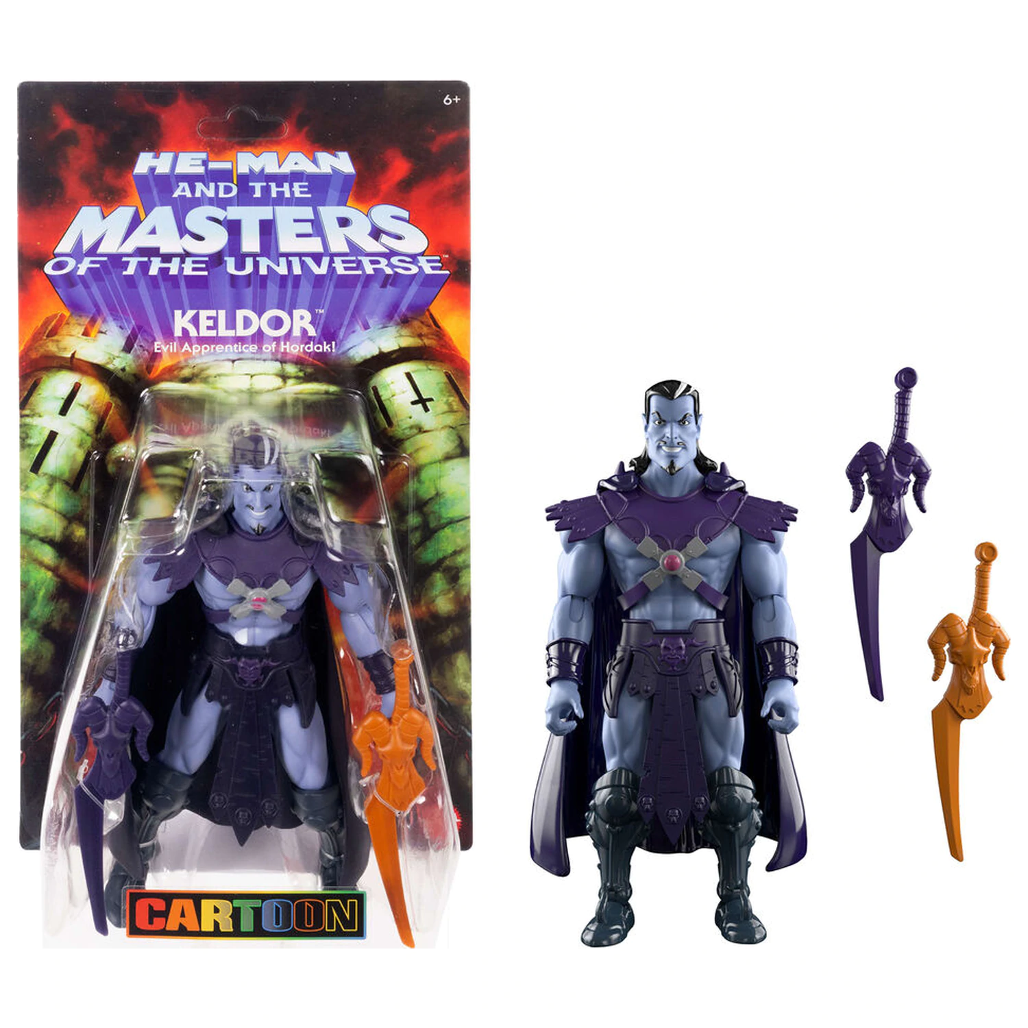 Masters of the Universe Origins Cartoon Collection Keldor figurka 14 cm fotografii produktu