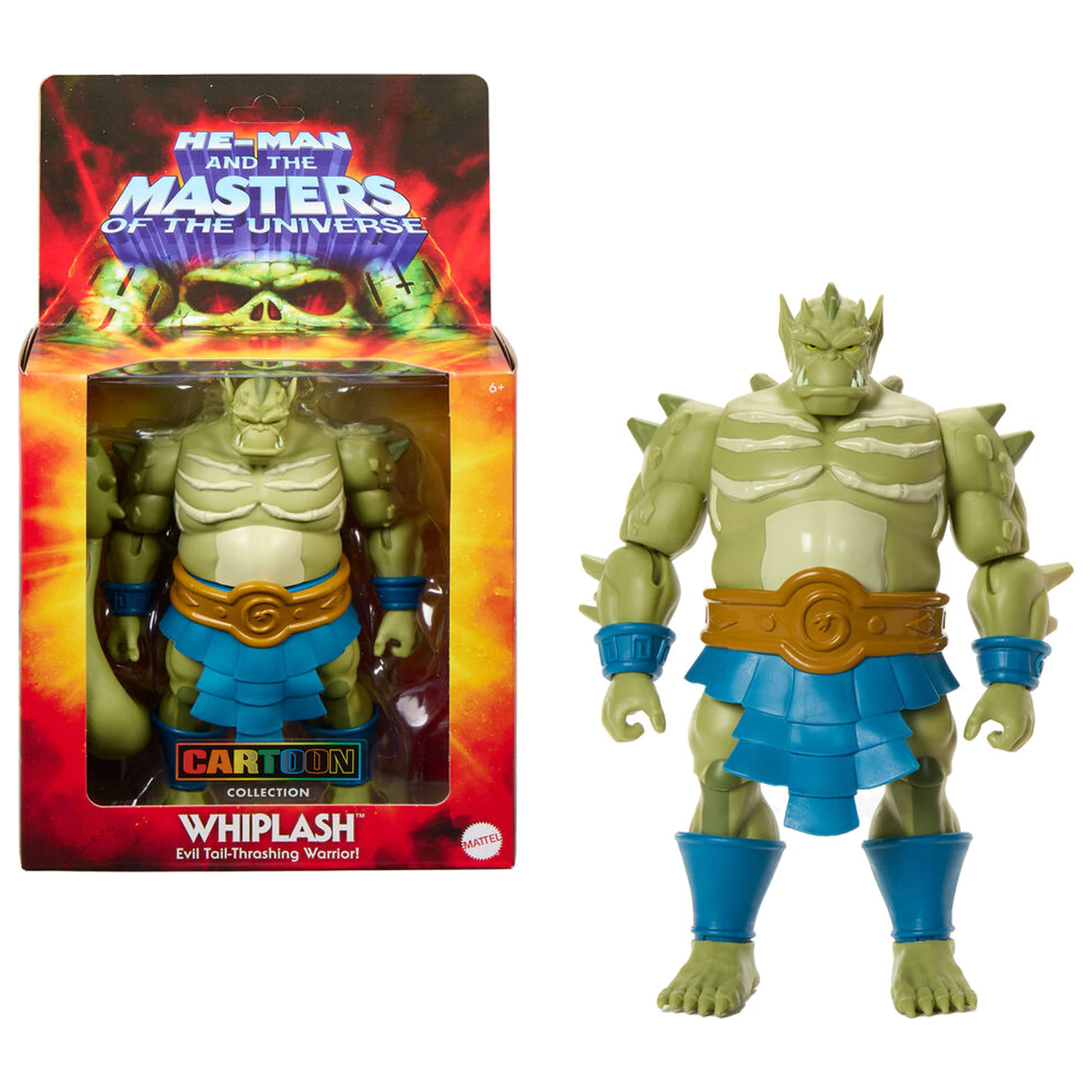 Masters of the Universe Origins Cartoon Collection Whiplash Deluxe figurka 14 cm fotografii produktu