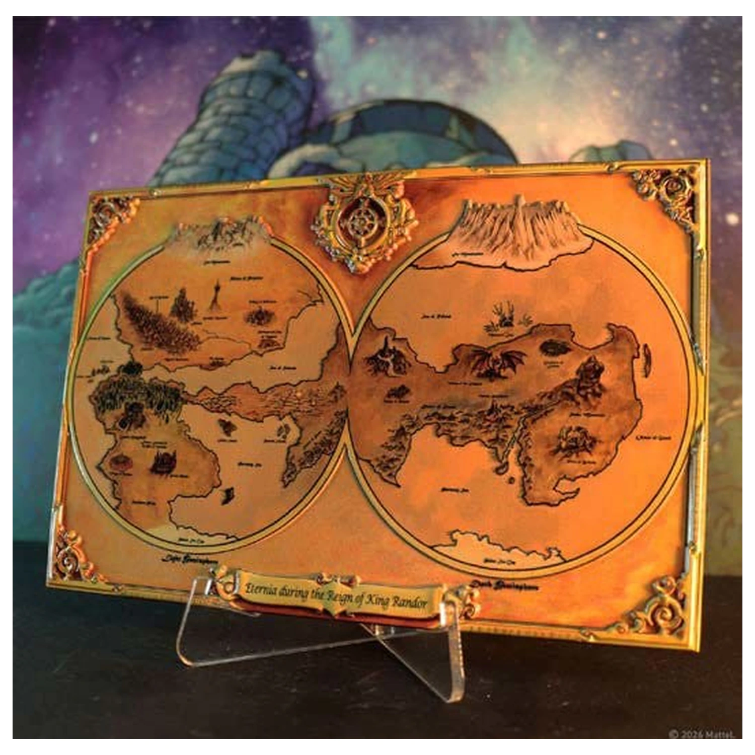 Masters of the Universe Replika Kovová mapa Eternie Limitovaná edice 10 x 15 cm fotografii produktu