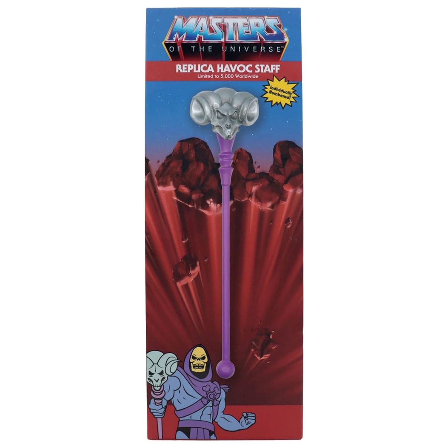Masters of the Universe Replika miniaturní Havoc Staff Limitovaná edice 18 cm fotografii produktu