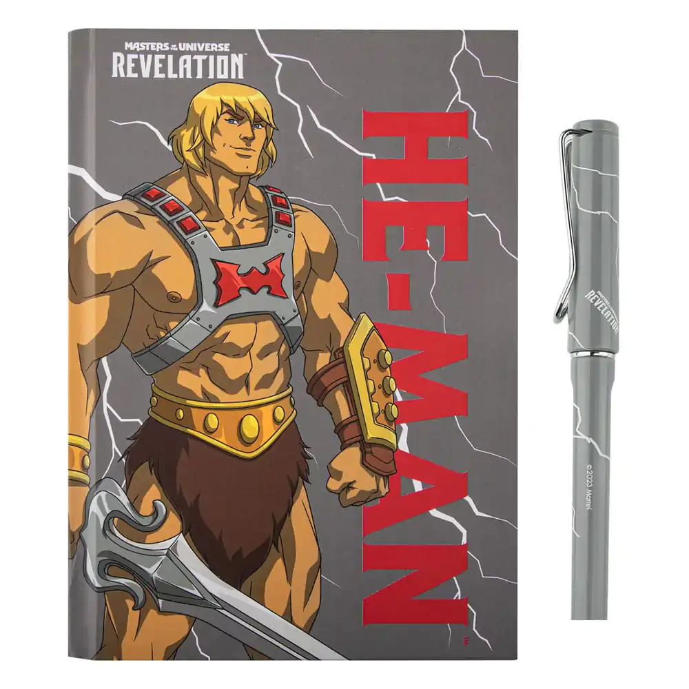 Masters of the Universe - Revelation: He-Man Thunder Deluxe Sada poznámkového bloku (poznámkový blok + pero) fotografii produktu