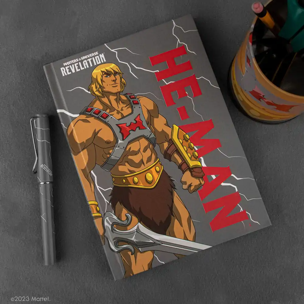 Masters of the Universe - Revelation: He-Man Thunder Deluxe Sada poznámkového bloku (poznámkový blok + pero) fotografii produktu