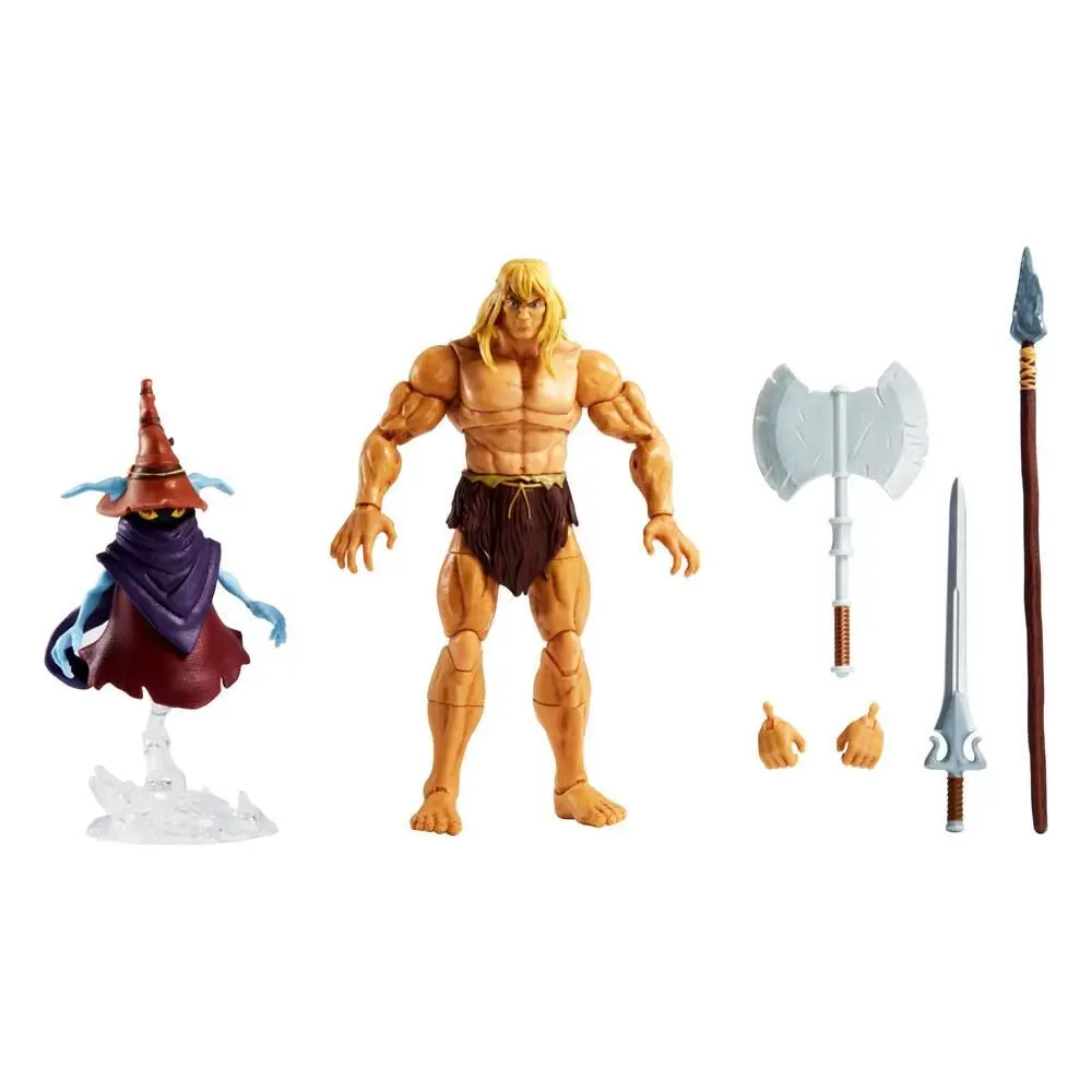 Masters of the Universe: Revelation Masterverse akční figurky 2022 Deluxe Savage He-Man & Orko 18 cm fotografii produktu