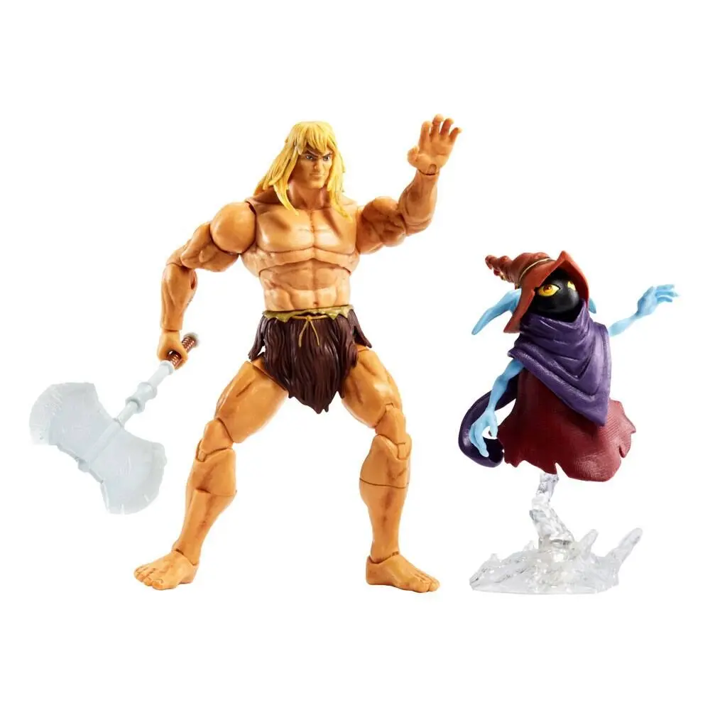 Masters of the Universe: Revelation Masterverse akční figurky 2022 Deluxe Savage He-Man & Orko 18 cm fotografii produktu