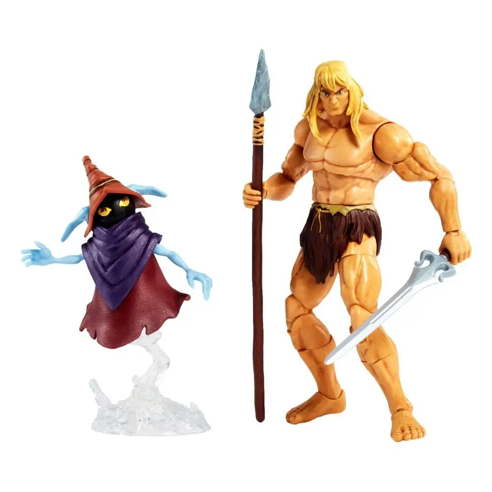 Masters of the Universe: Revelation Masterverse akční figurky 2022 Deluxe Savage He-Man & Orko 18 cm fotografii produktu