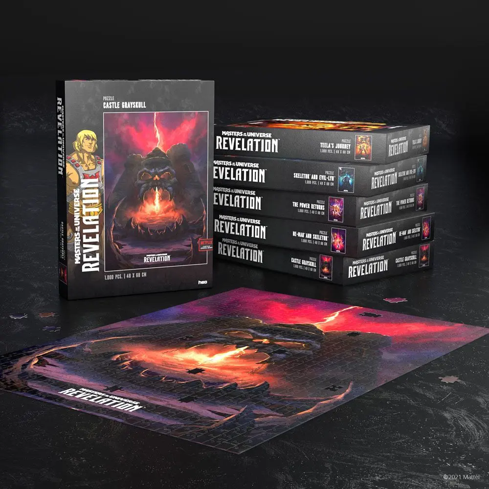 Masters of the Universe: Revelation™ Puzzle Skládačka Castle Grayskull (1000 dílků) fotografii produktu