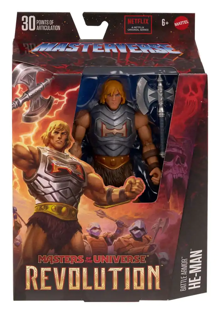 Masters of the Universe: Revolution Masterverse akční figurka Battle Armor He-Man 18 cm fotografii produktu