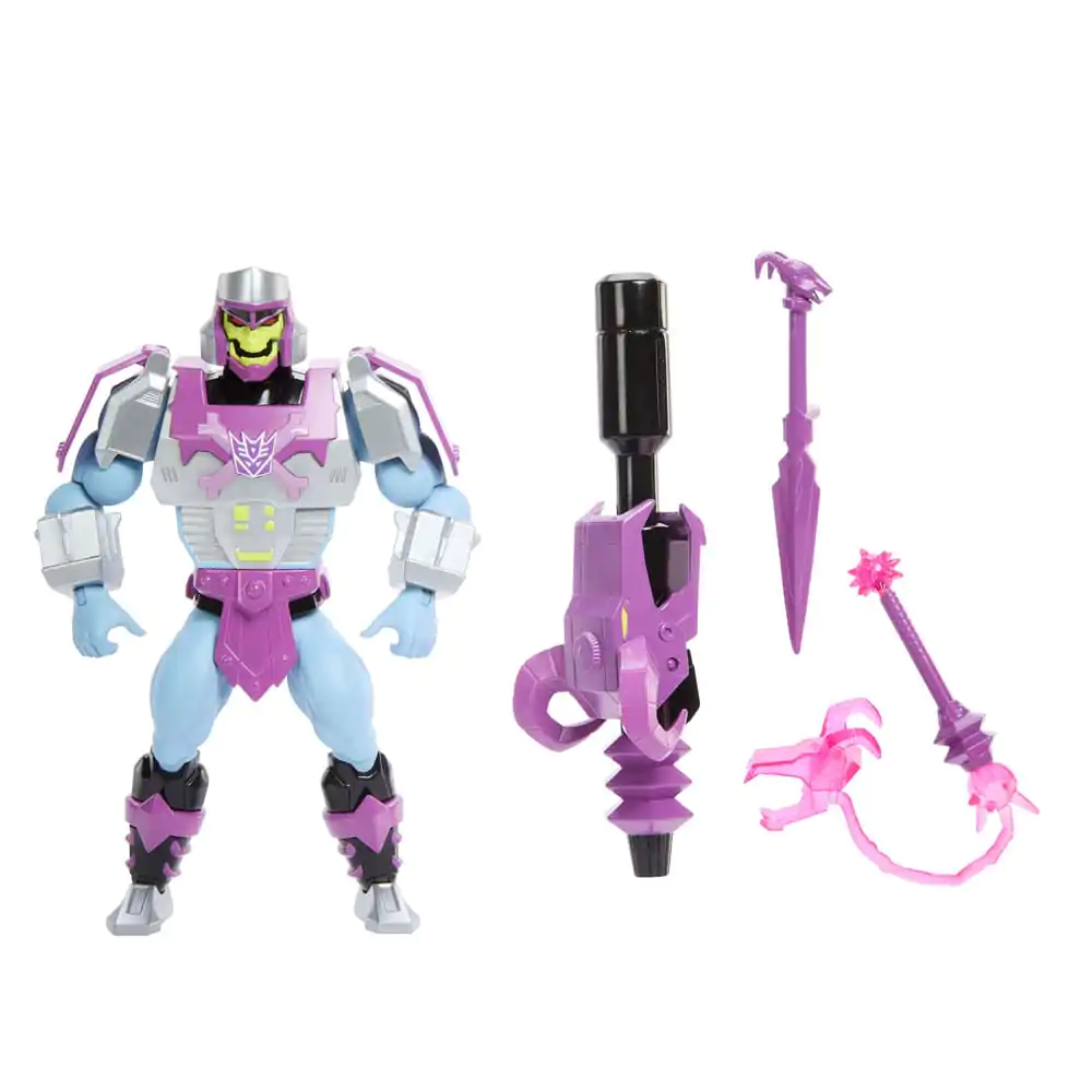 Masters of the Universe x Transformers akční figurka Megatron Armor Skeletor heo evropská exkluzivní 14 cm fotografii produktu