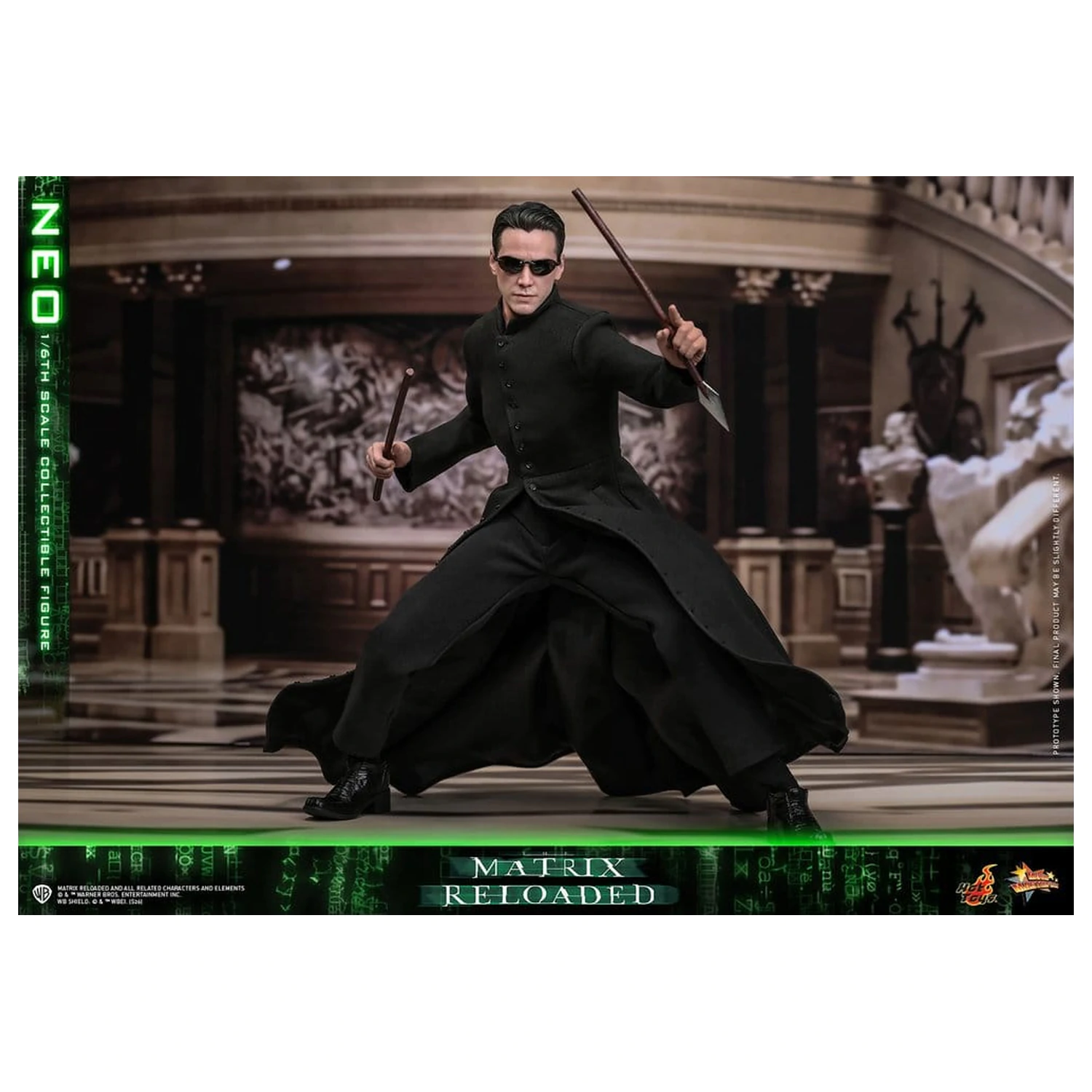 Matrix Movie Masterpiece akční figurka 1/6 Neo 31 cm fotografii produktu