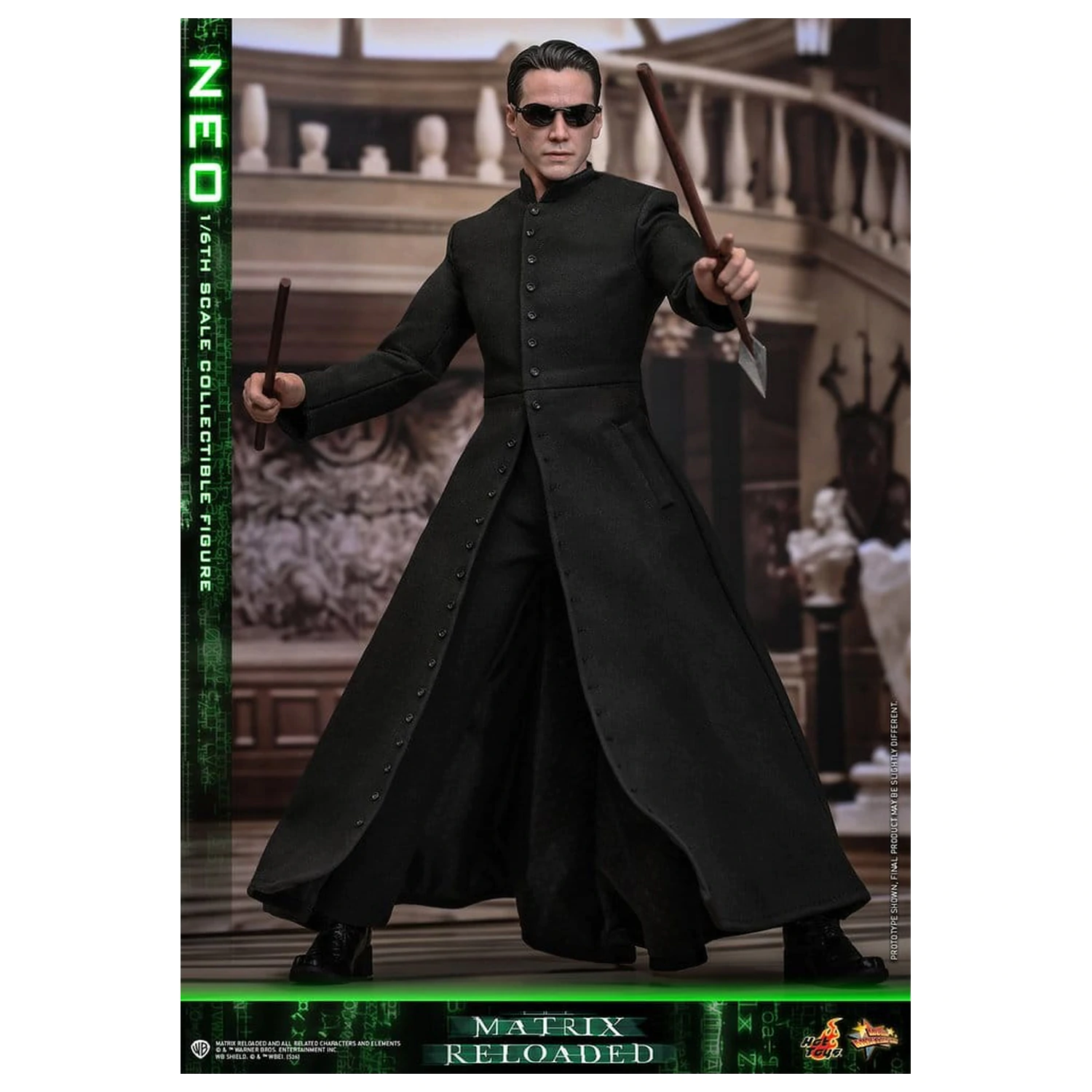 Matrix Movie Masterpiece akční figurka 1/6 Neo 31 cm fotografii produktu