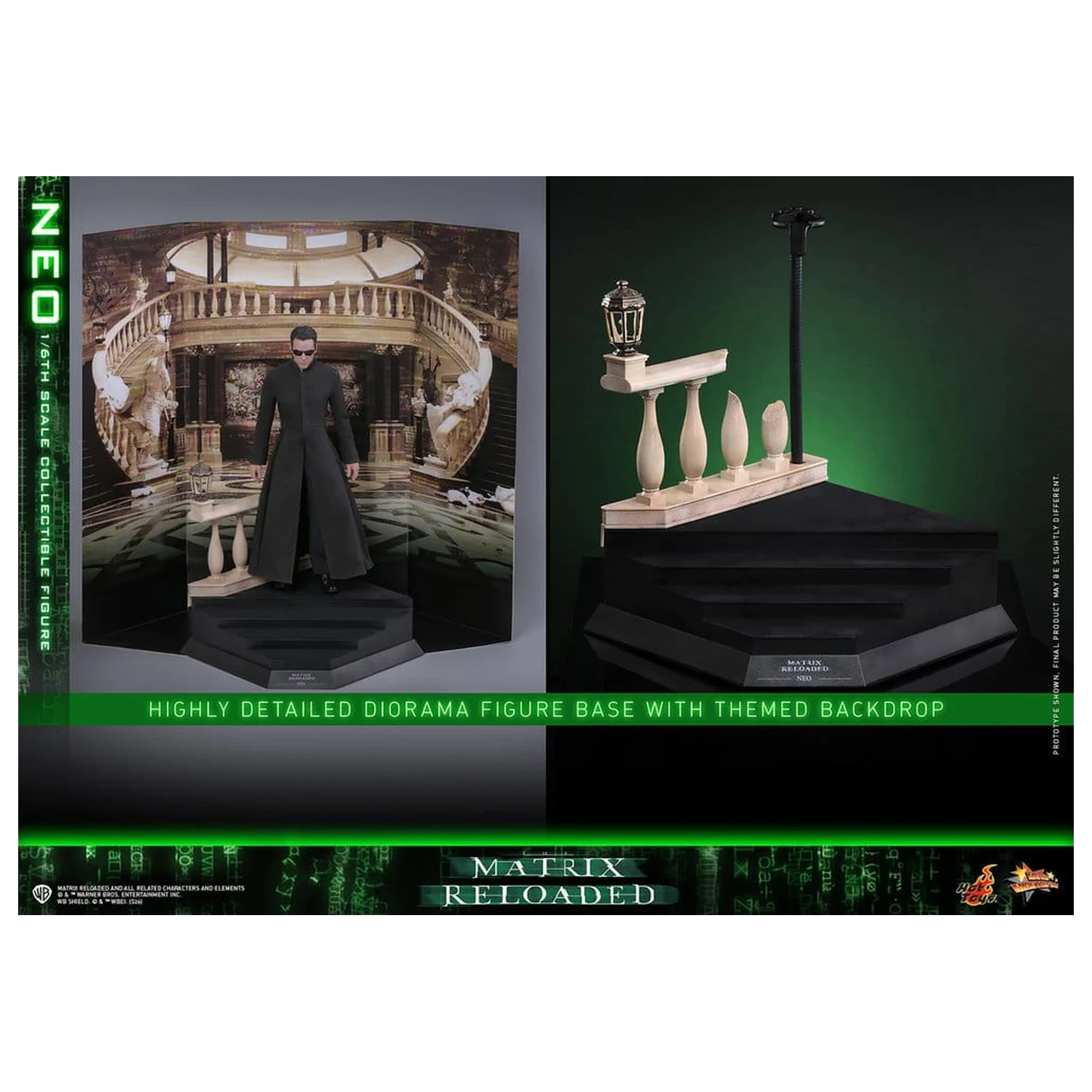 Matrix Movie Masterpiece akční figurka 1/6 Neo 31 cm fotografii produktu