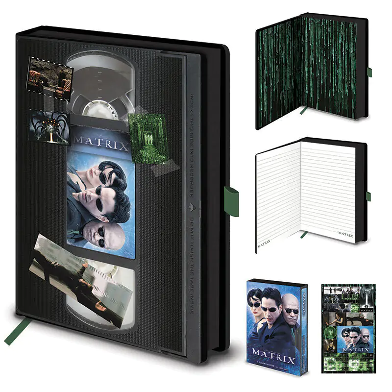 Matrix VHS A5 prémiový zápisník fotografii produktu