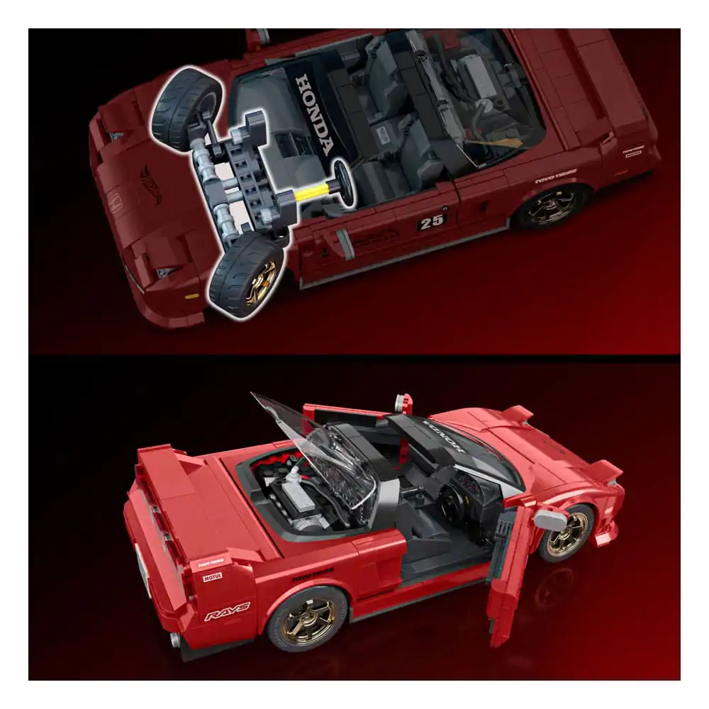 Mattel Brick Shop Hot Wheels Elite Series stavebnice 1/16 '90 Acura NSX fotografii produktu