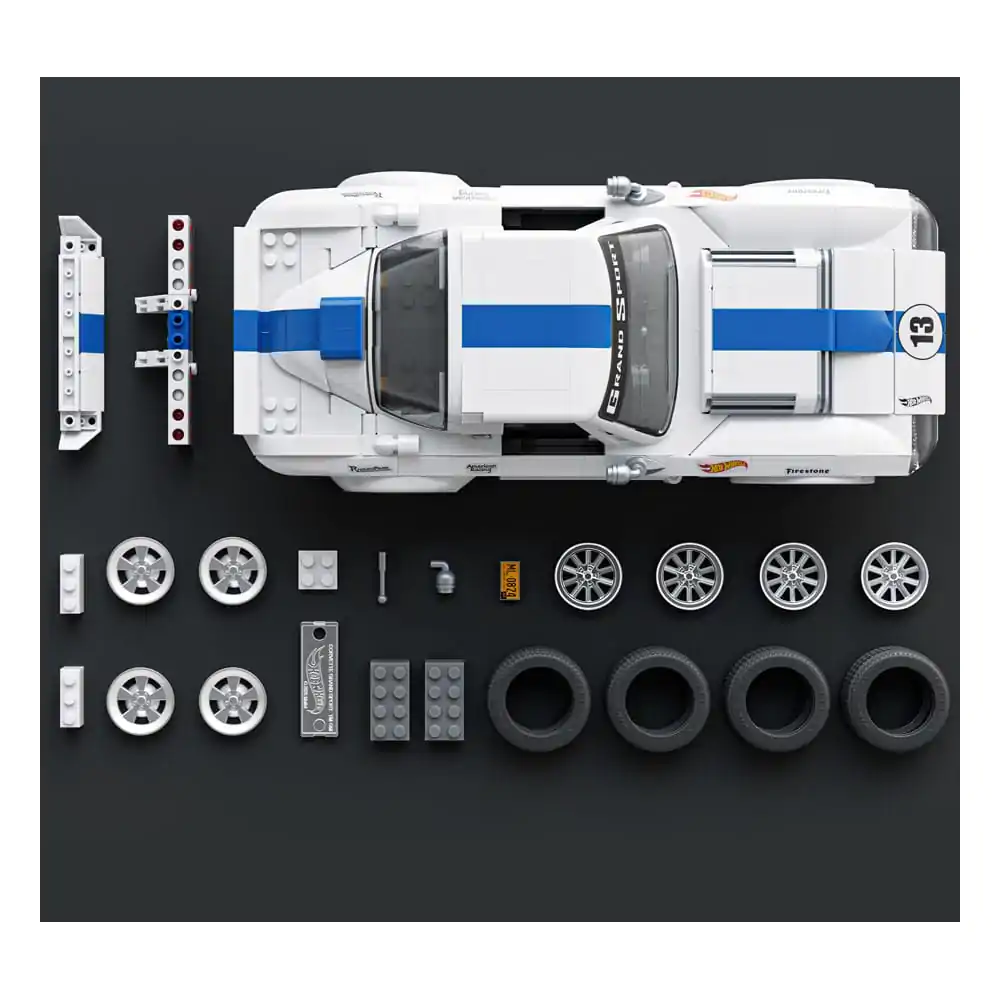 Mattel Brick Shop Hot Wheels Elite Series stavebnice 1/16 Corvette Grand Sport fotografii produktu