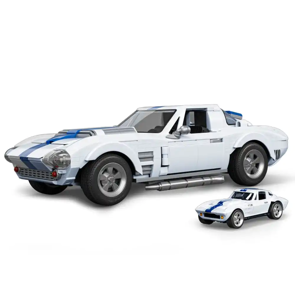 Mattel Brick Shop Hot Wheels Elite Series stavebnice 1/16 Corvette Grand Sport fotografii produktu
