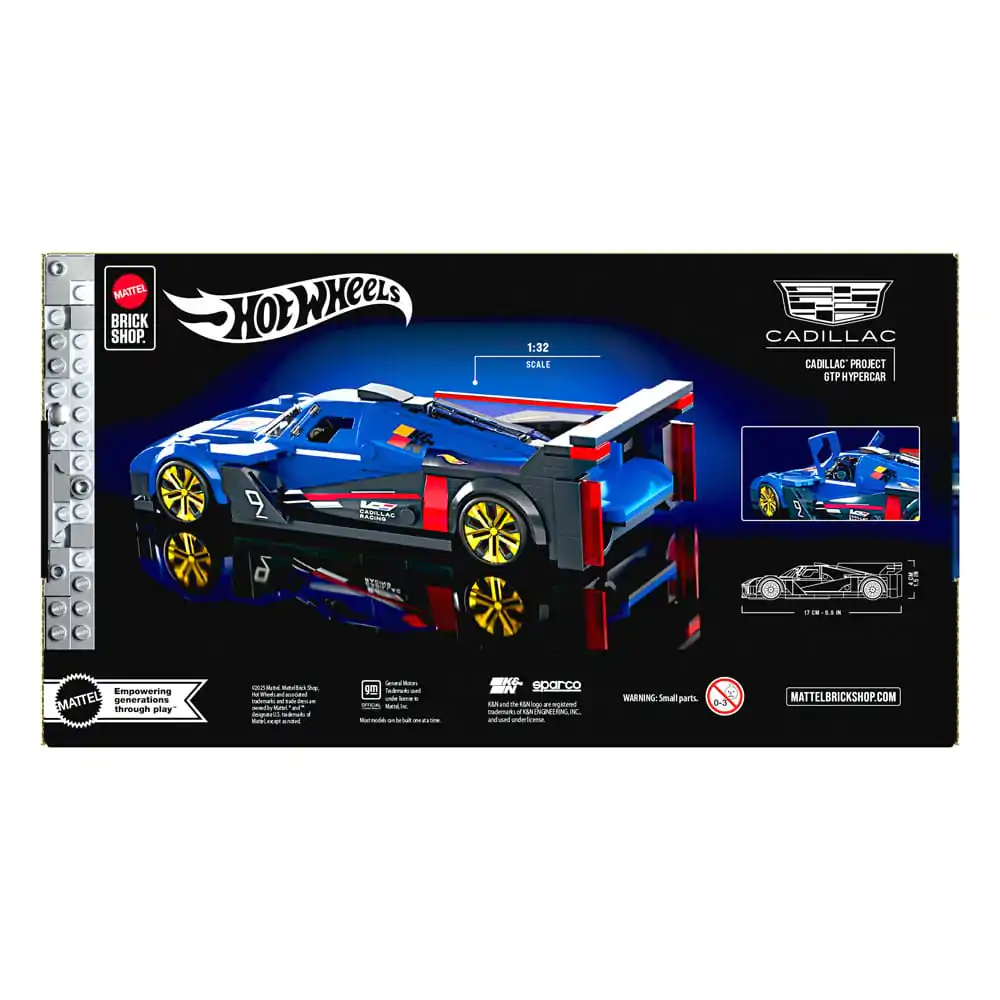 Mattel Brick Shop Hot Wheels Speed Series stavebnice 1/32 Cadillac Project GTP Hypercar fotografii produktu