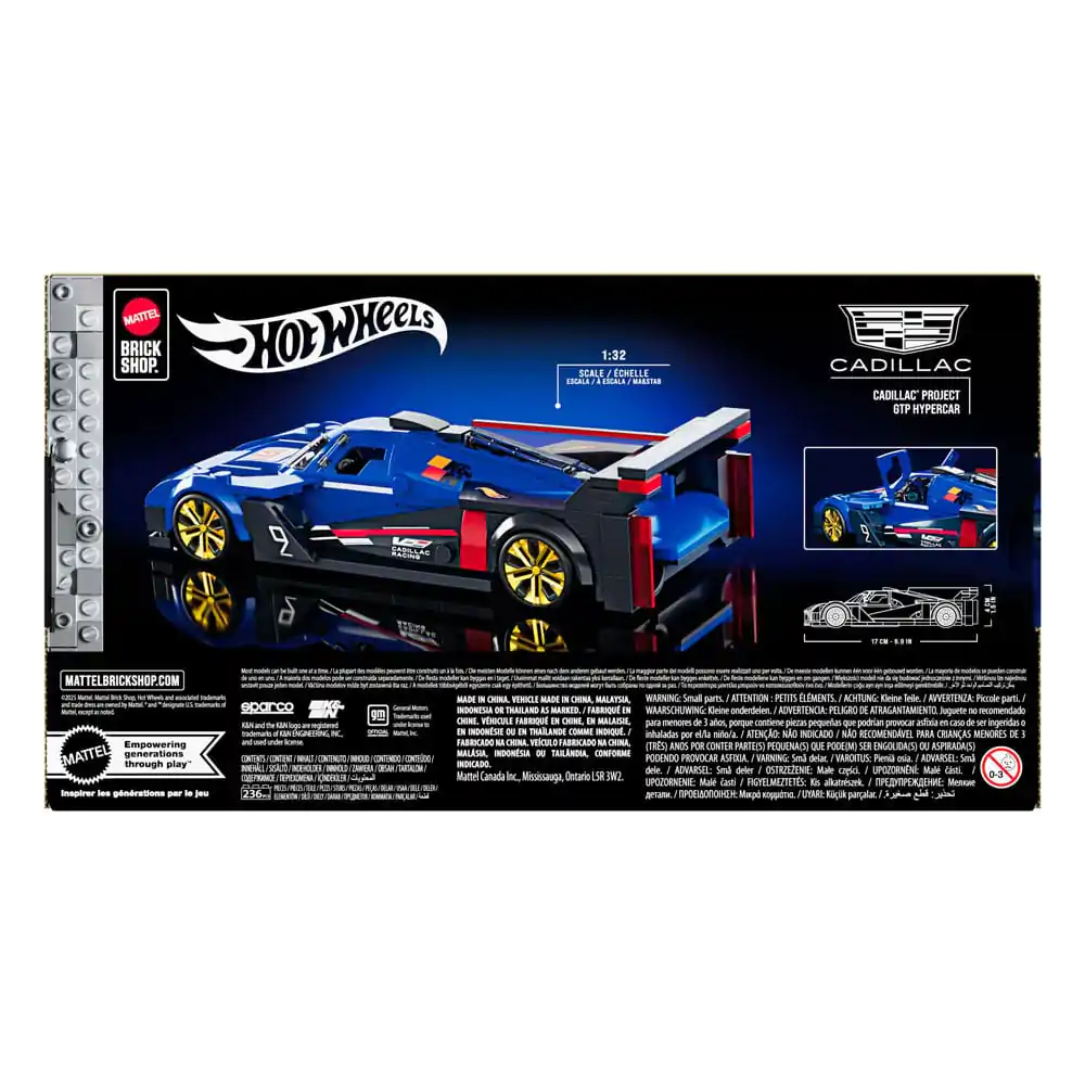 Mattel Brick Shop Hot Wheels Speed Series stavebnice 1/32 Cadillac Project GTP Hypercar fotografii produktu