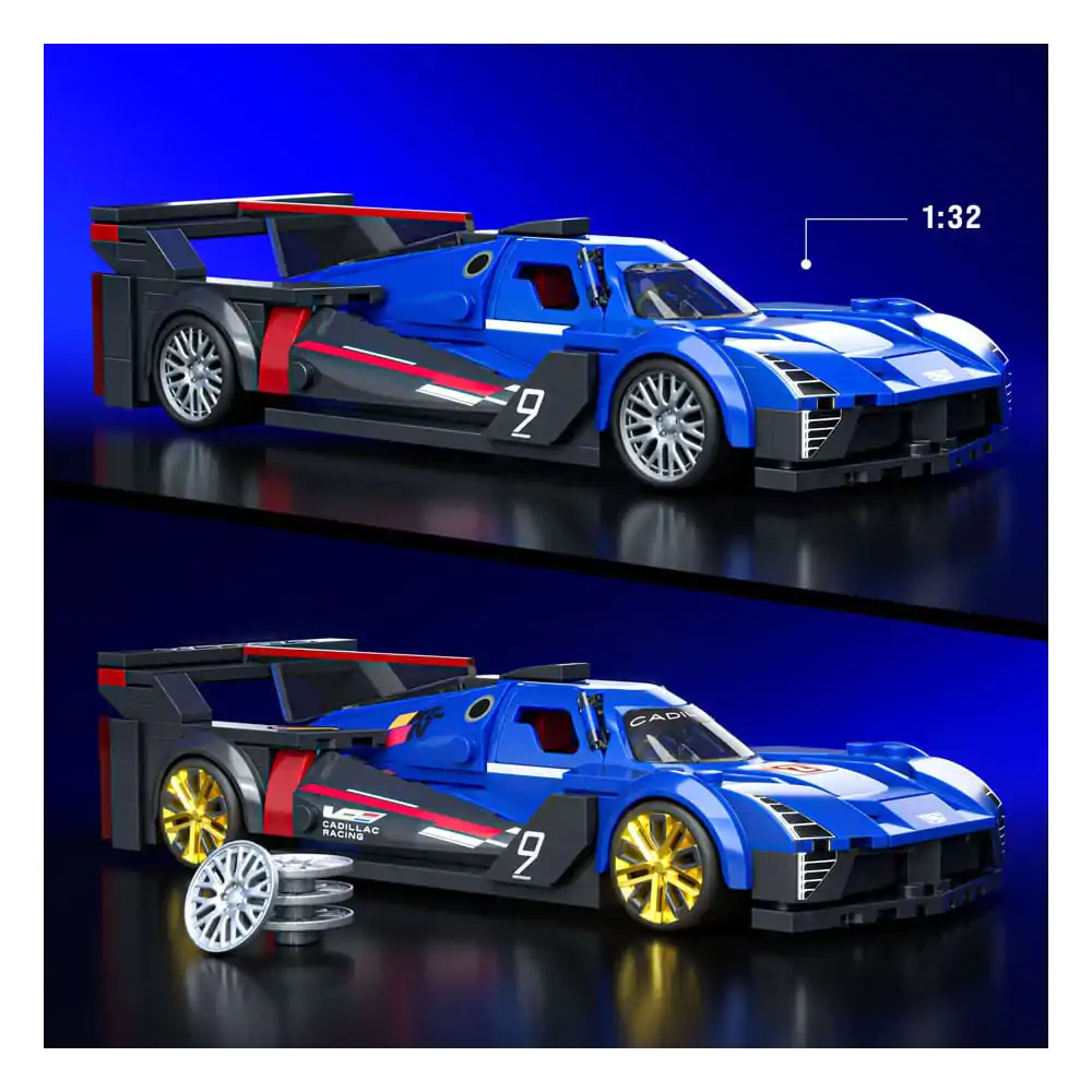 Mattel Brick Shop Hot Wheels Speed Series stavebnice 1/32 Cadillac Project GTP Hypercar fotografii produktu