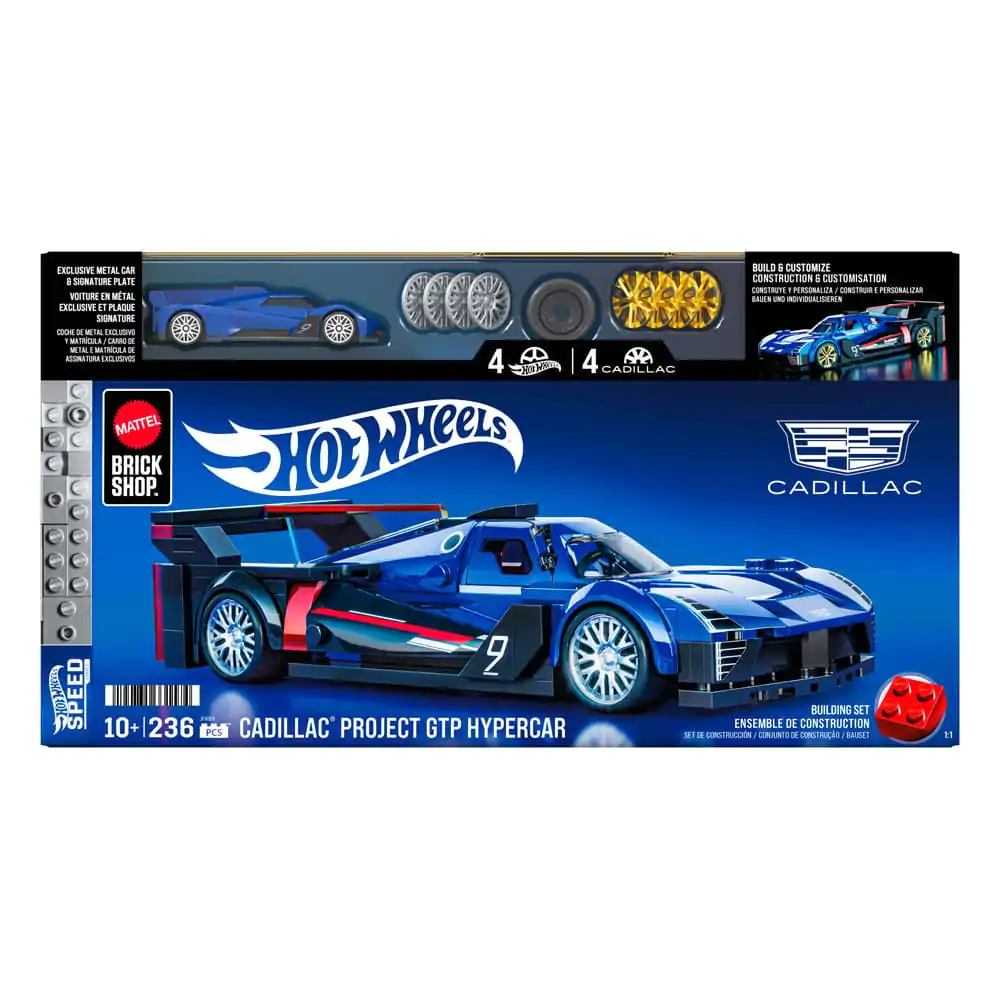 Mattel Brick Shop Hot Wheels Speed Series stavebnice 1/32 Cadillac Project GTP Hypercar fotografii produktu