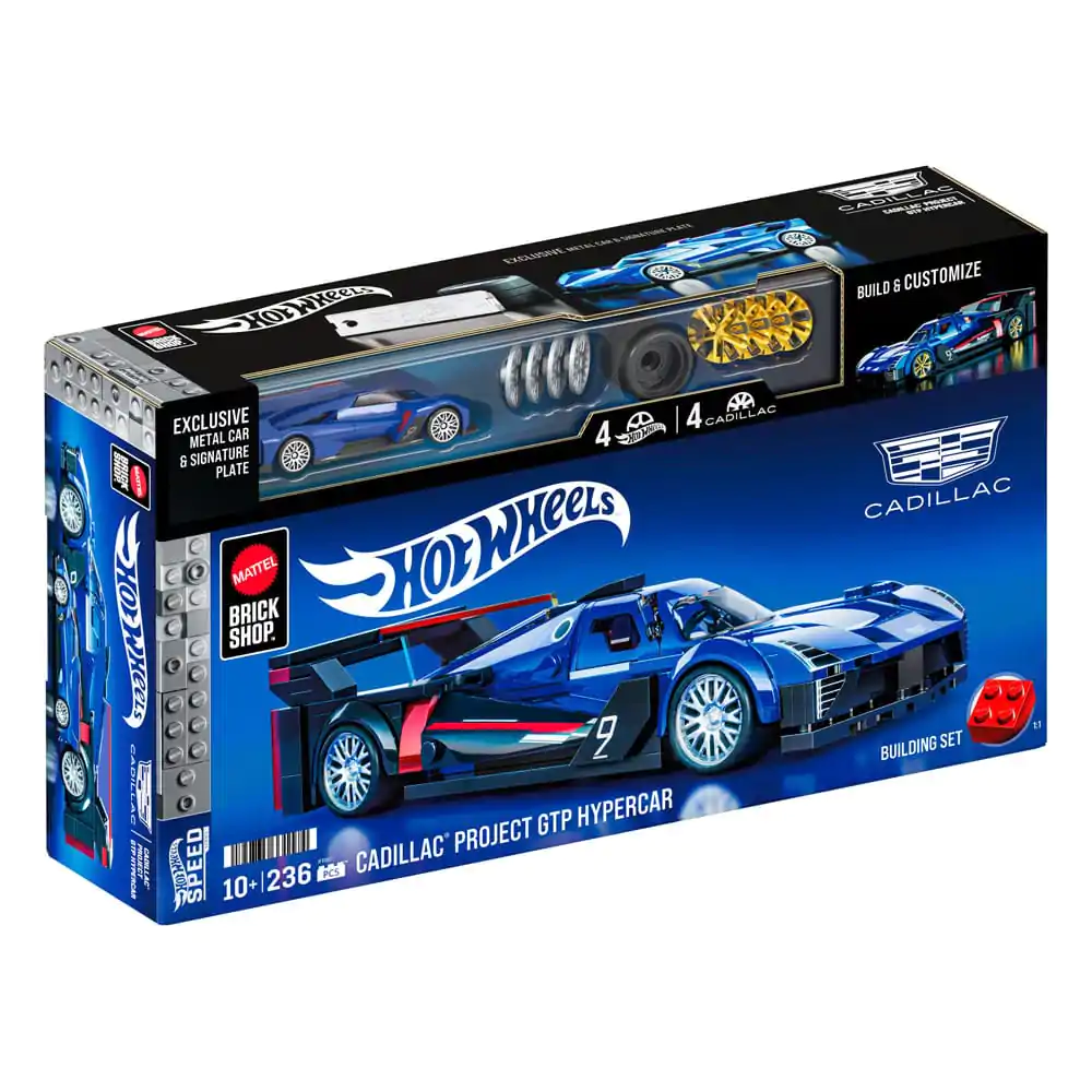 Mattel Brick Shop Hot Wheels Speed Series stavebnice 1/32 Cadillac Project GTP Hypercar fotografii produktu