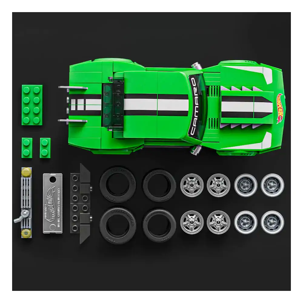 Mattel Brick Shop Hot Wheels Speed Series stavebnice 1/32 Custom &#039;68 Camaro fotografii produktu