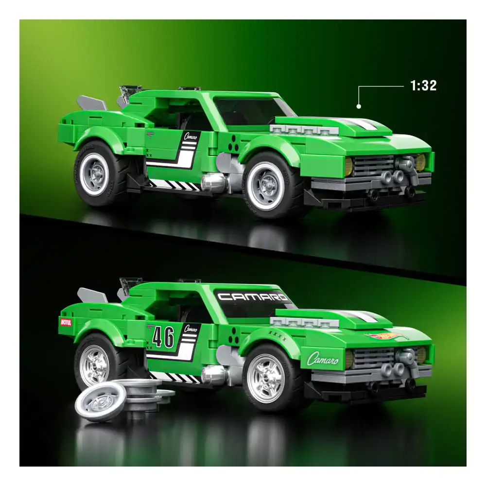 Mattel Brick Shop Hot Wheels Speed Series stavebnice 1/32 Custom &#039;68 Camaro fotografii produktu