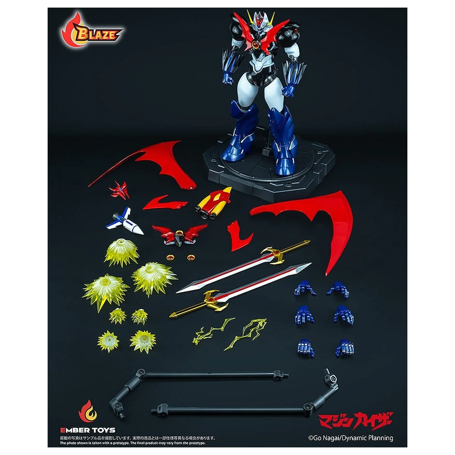Mazinger BLAZE Series Diecast akční figurka Mazinkaiser (Original Version) 26 cm fotografii produktu