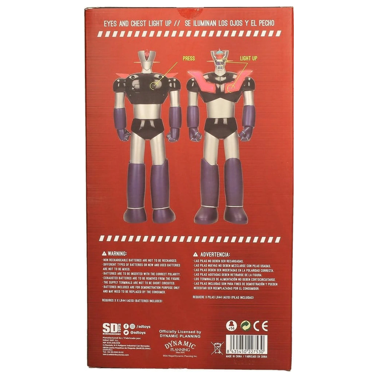Mazinger Z figurka se světlem 30cm fotografii produktu