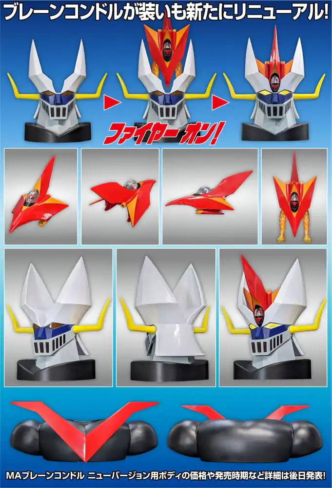 Mazinger Z Figure Metal Action Brain Condor Renewal Ver. 14 cm Figurka fotografii produktu