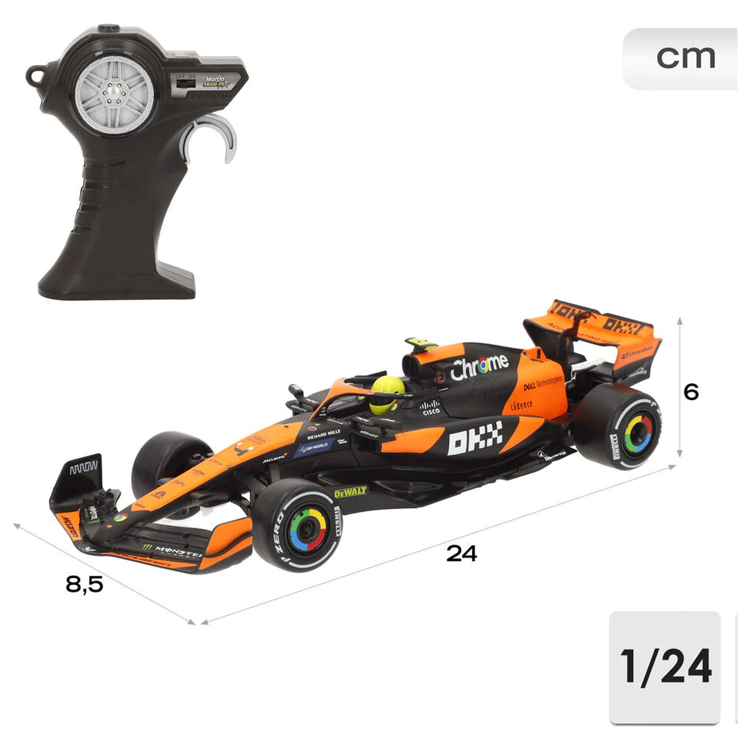 McLaren MCL 38 rádiem řízené auto fotografii produktu