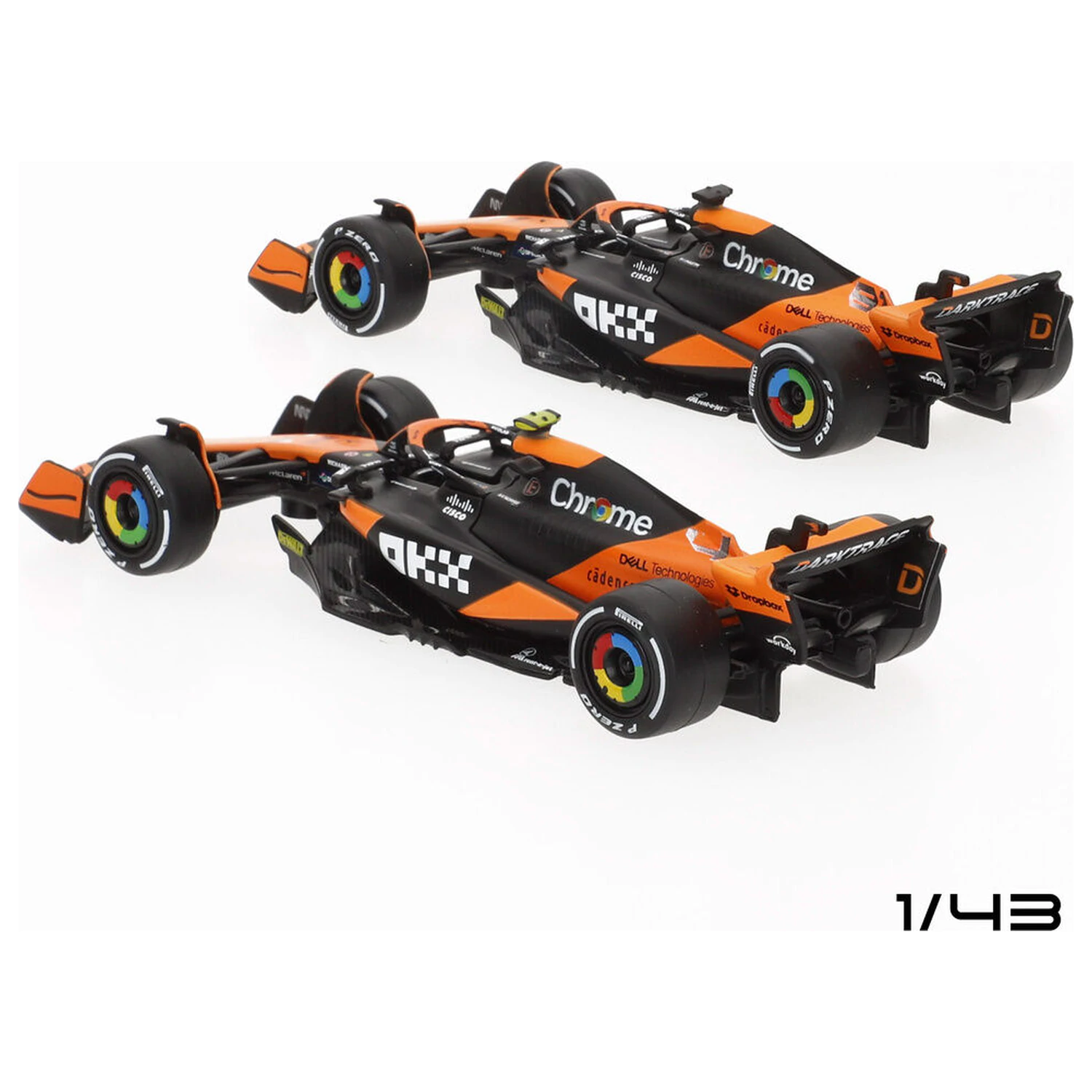 Mclaren MCL38 F1 2024 kovové balení 2 aut fotografii produktu
