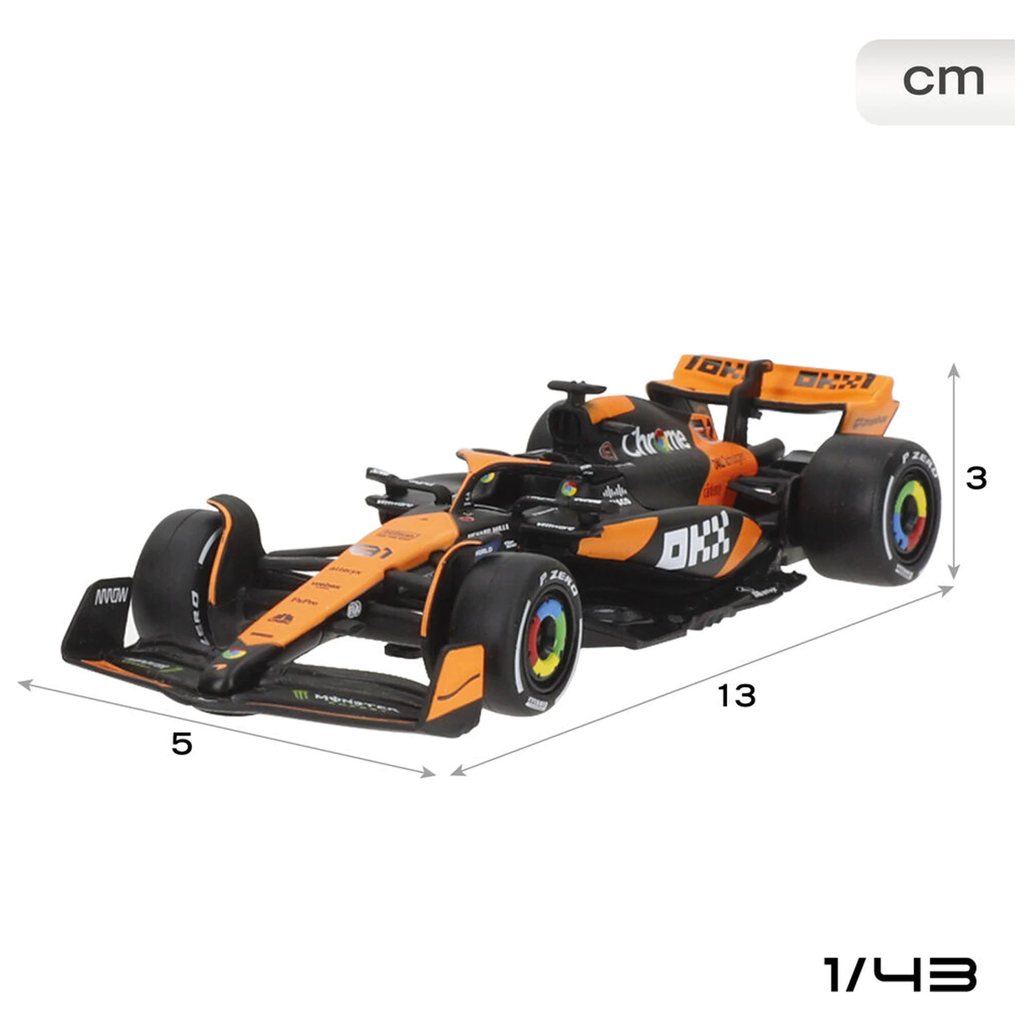 Mclaren MCL38 F1 2024 kovové balení 2 aut fotografii produktu