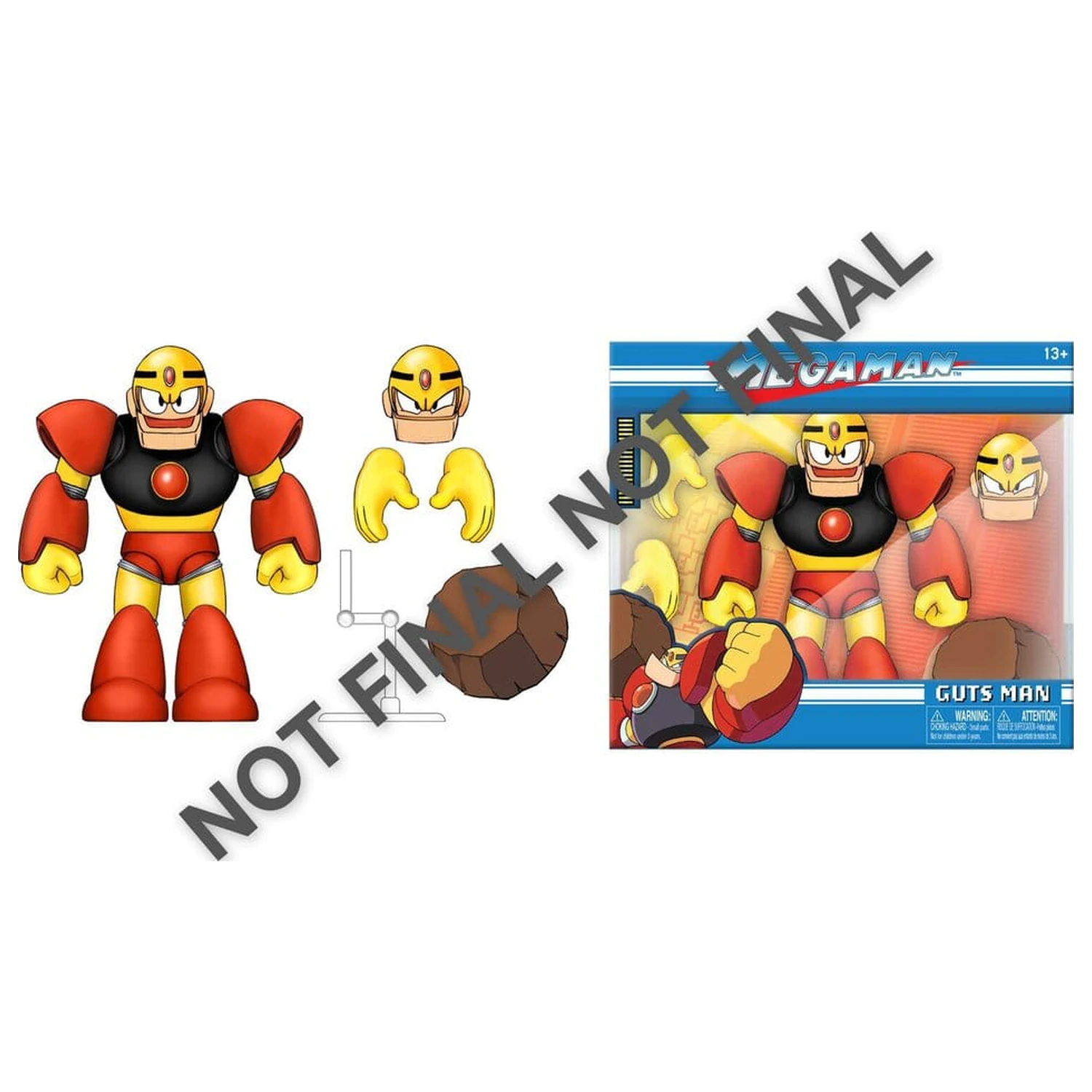 Mega Man akční figurka Guts Man 15 cm fotografii produktu
