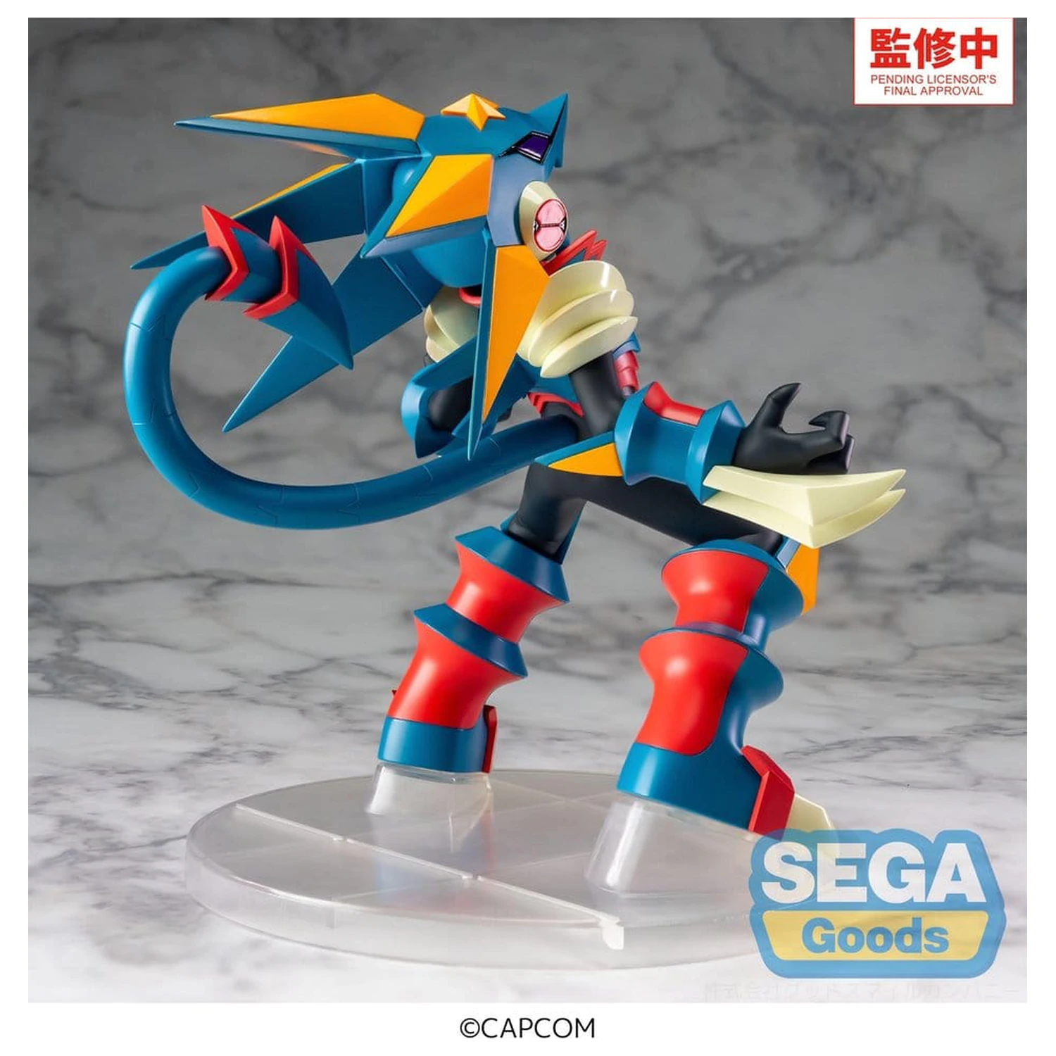 Mega Man Battle Network Luminasta PVC figurka Mega Man Gregar Beast 17 cm fotografii produktu