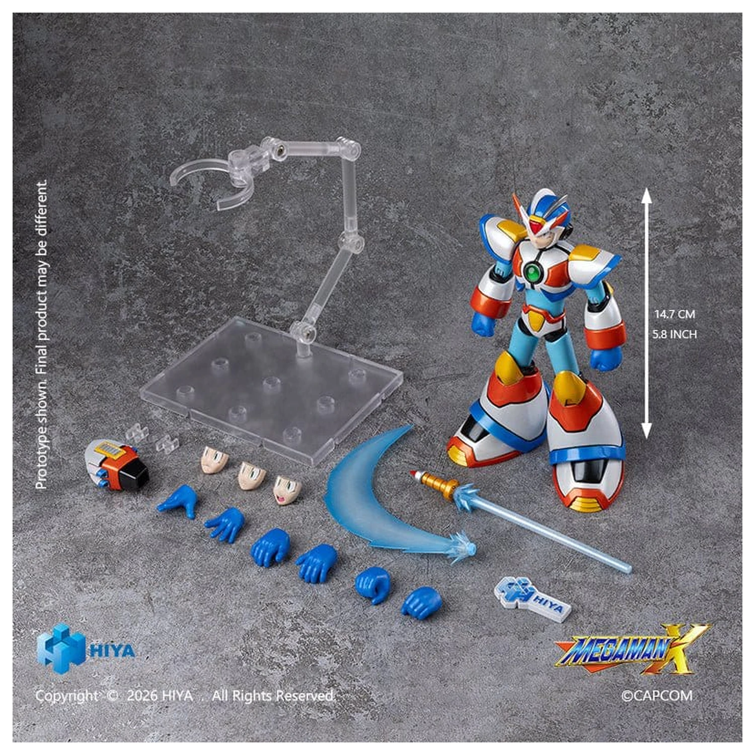 Mega Man Exquisite Basic Akční figurka X Max Armor 15 cm fotografii produktu