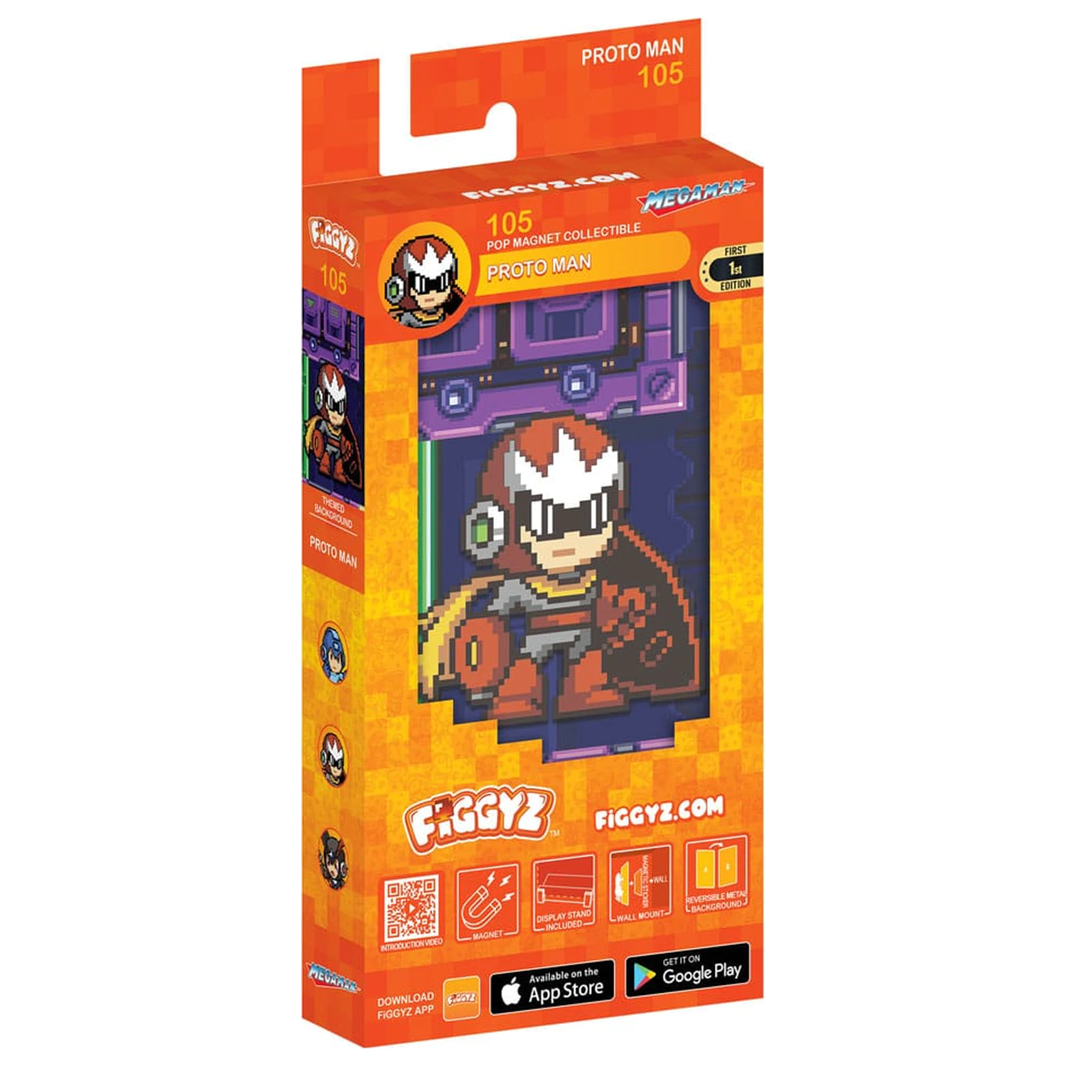 Mega Man FiGGYZ Magnet Sběratelský Proto Man 11 cm fotografii produktu