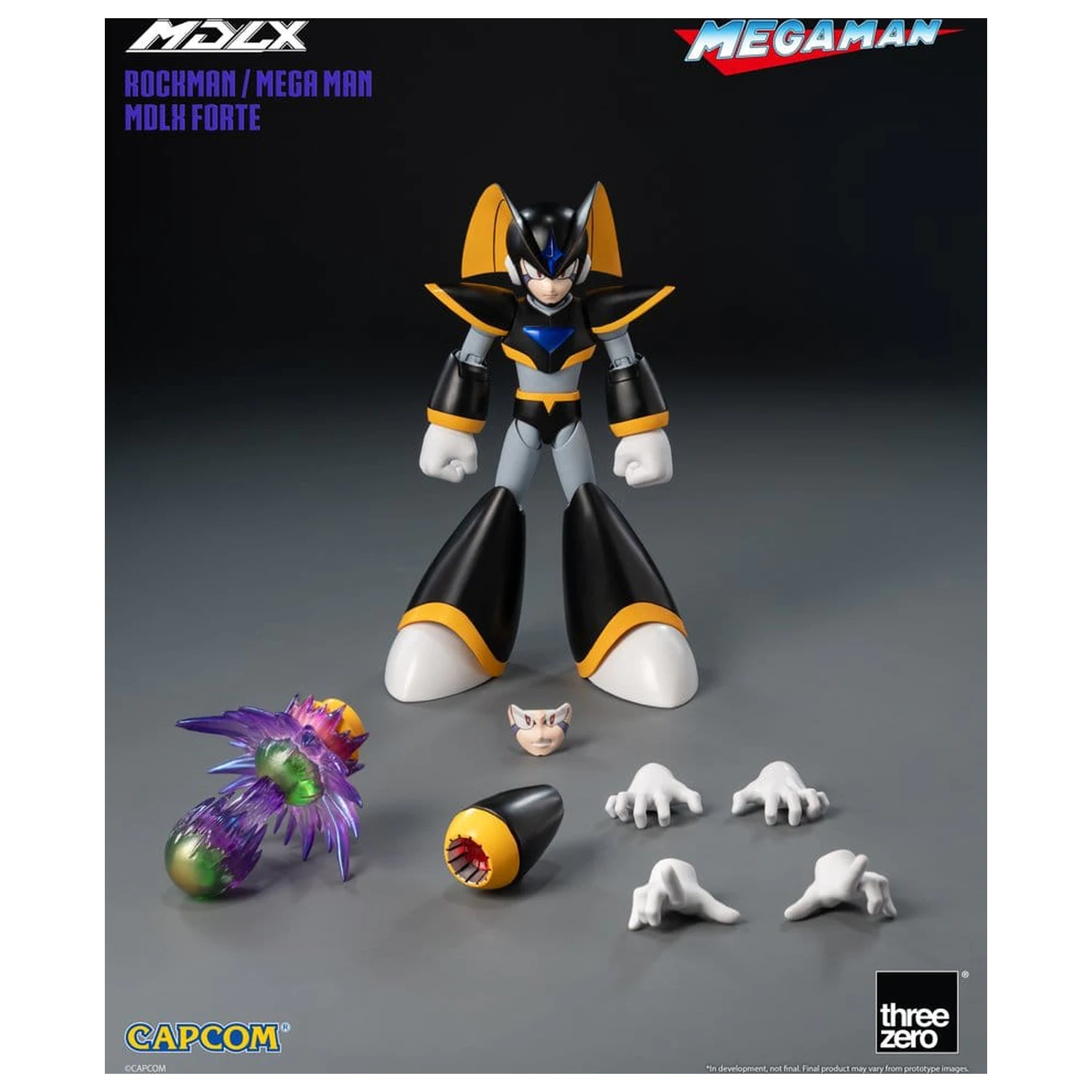 Akční figurka Mega Man MDLX Rockman / Mega Man Forte 10 cm fotografii produktu