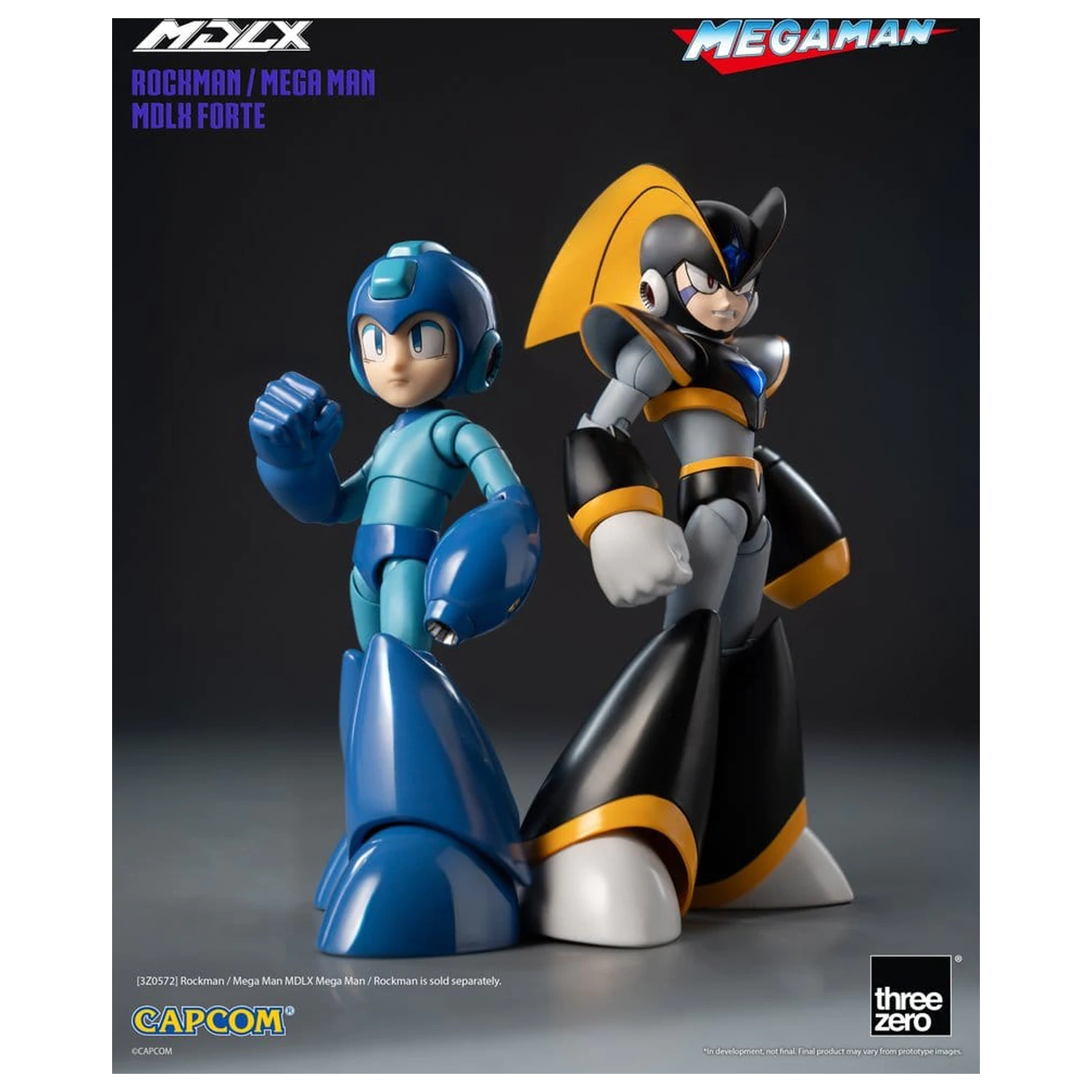 Akční figurka Mega Man MDLX Rockman / Mega Man Forte 10 cm fotografii produktu