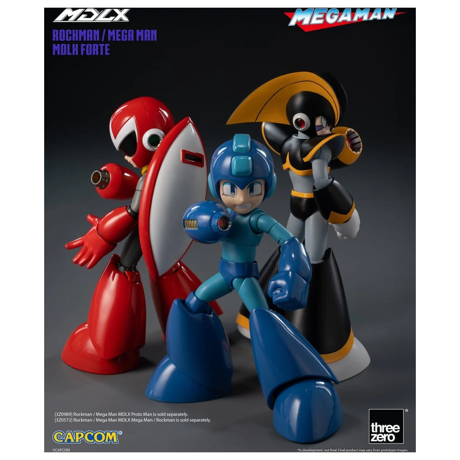 Akční figurka Mega Man MDLX Rockman / Mega Man Forte 10 cm fotografii produktu