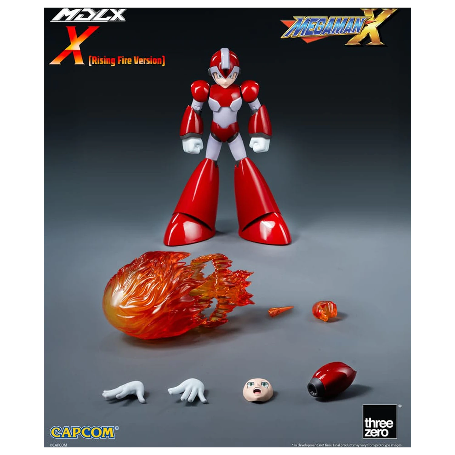 Mega Man MDLX akční figurka Rockman X / Mega Man X (Rising Fire Version) 12 cm fotografii produktu