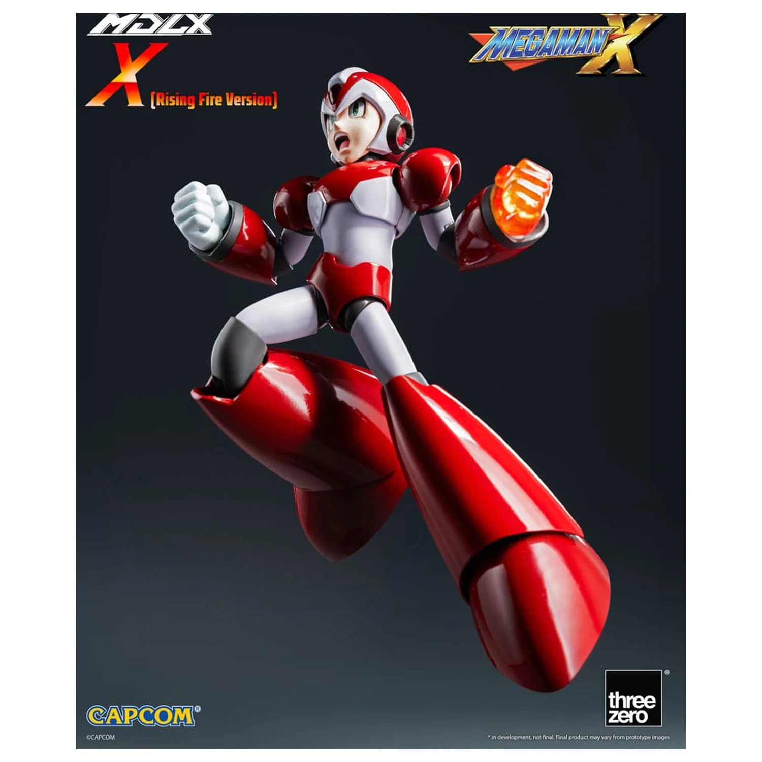 Mega Man MDLX akční figurka Rockman X / Mega Man X (Rising Fire Version) 12 cm fotografii produktu
