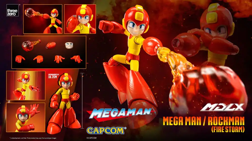 Akční figurka Mega Man MDLX Mega Man / Rockman (Fire Storm) 10 cm fotografii produktu