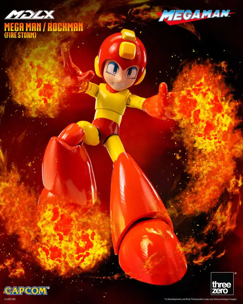 Akční figurka Mega Man MDLX Mega Man / Rockman (Fire Storm) 10 cm fotografii produktu