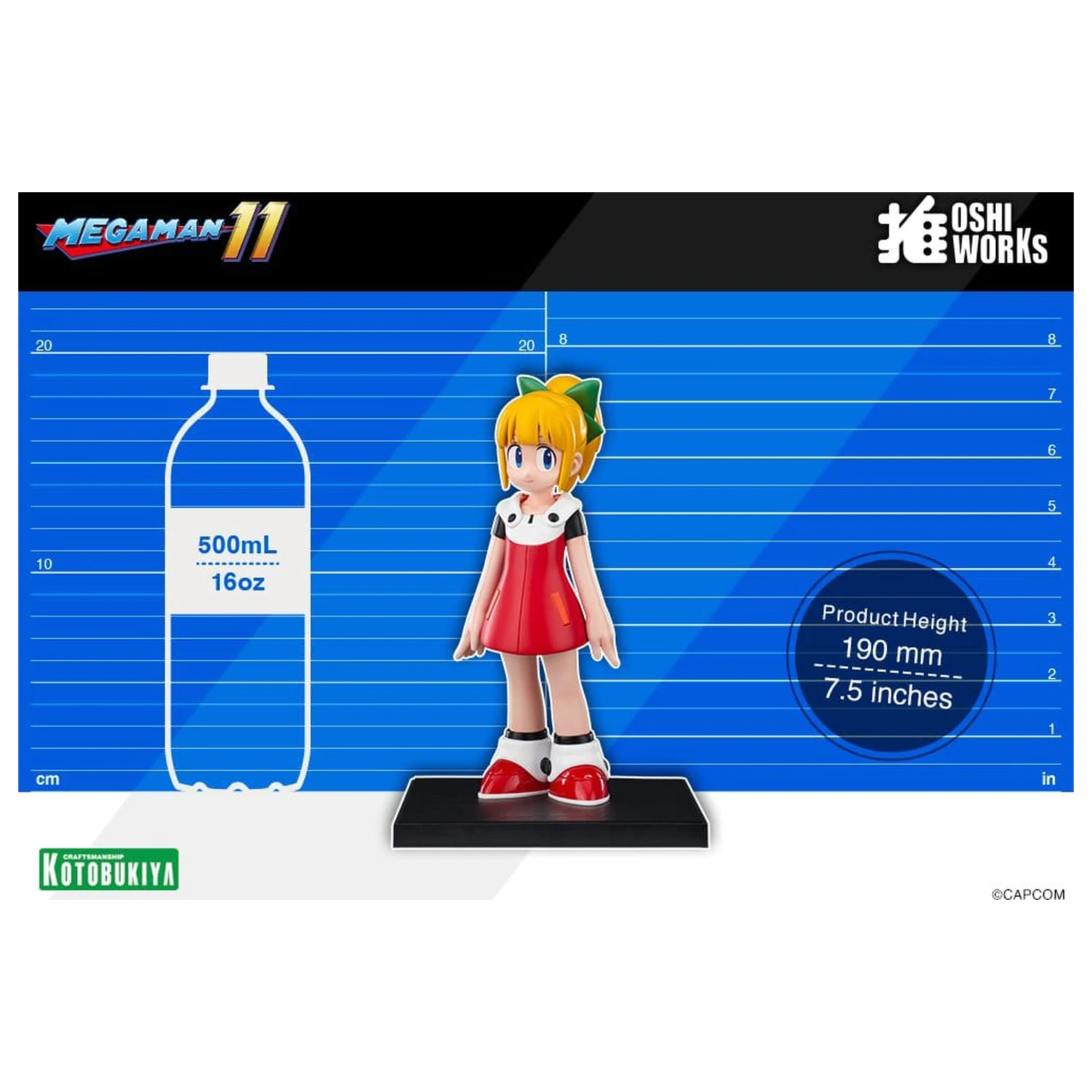 Mega Man Oshi Works PVC figurka Roll 19 cm fotografii produktu