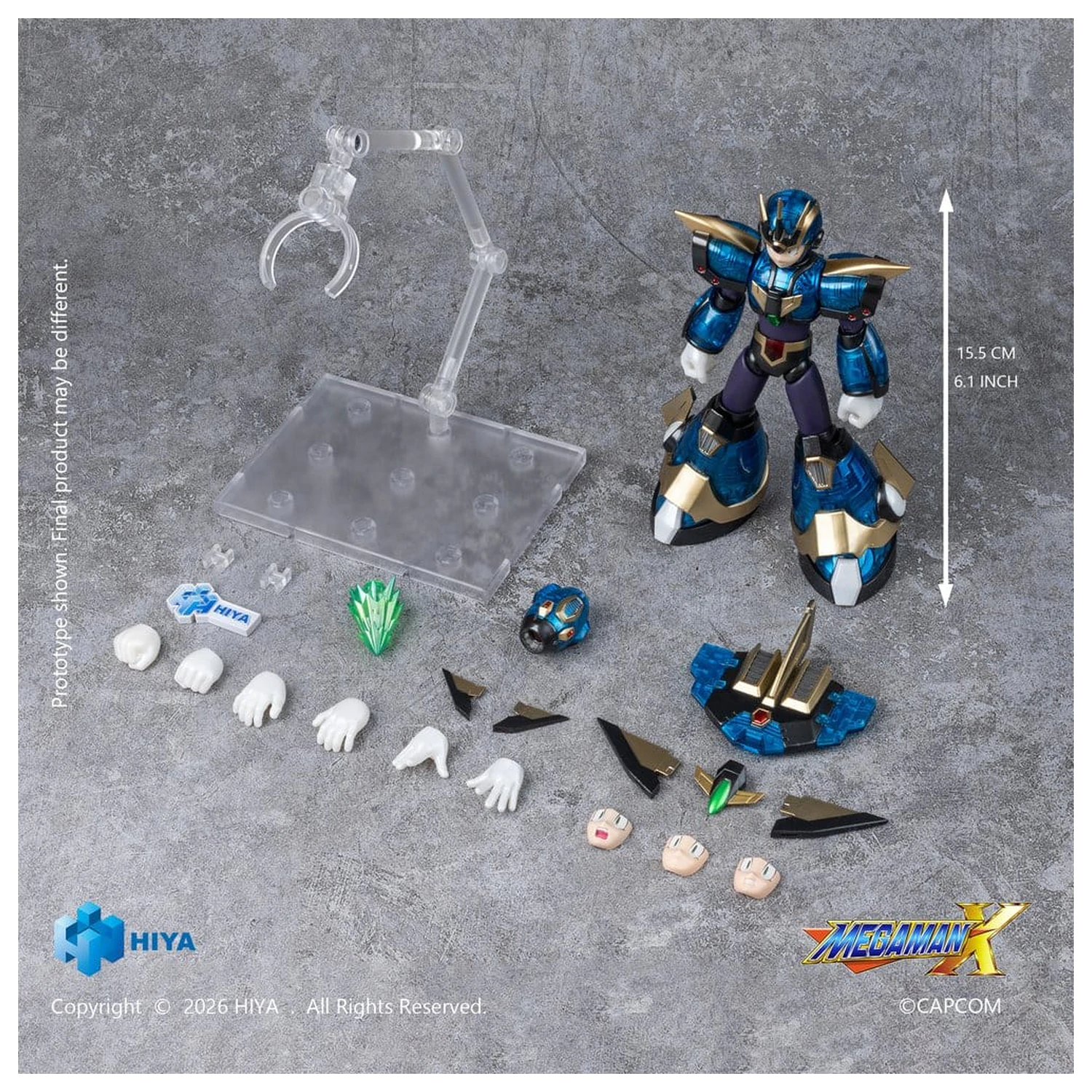 Mega Man X Exquisite Basic Akční figurka X Ultimate Armor Verze 16 cm fotografii produktu