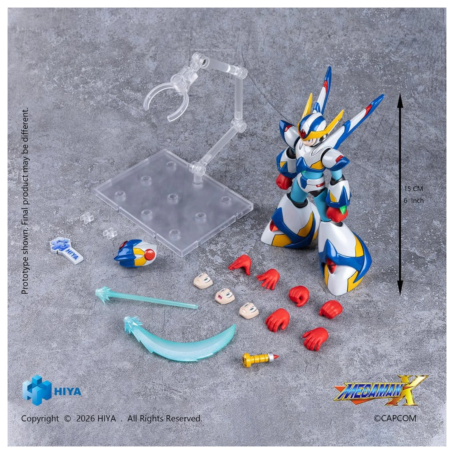 Mega Man X Exquisite Basic Series Akční figurka X Falcon Armor Version 15 cm fotografii produktu