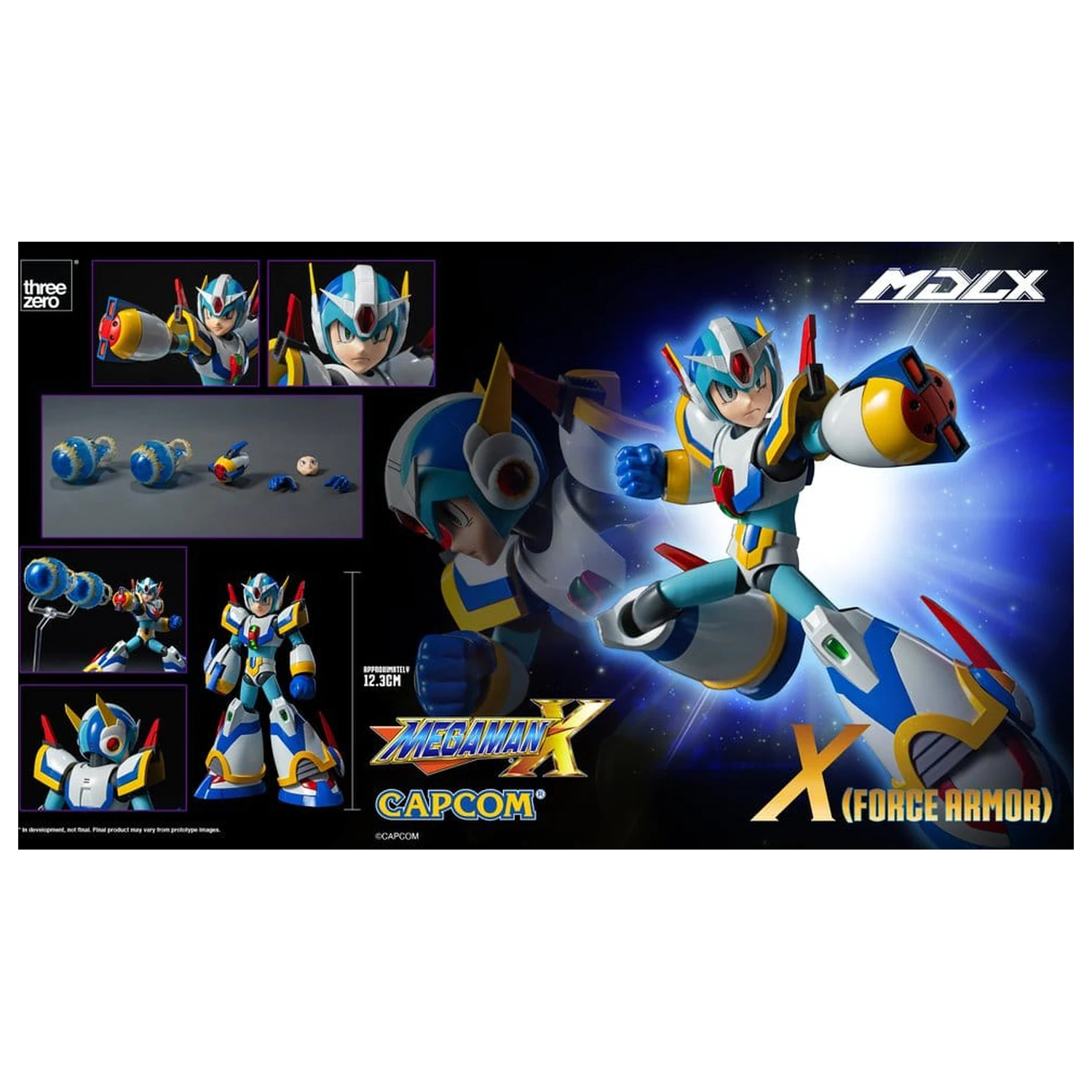 Mega Man X MDLX Akční figurka Rockman / Mega Man Force Armor 12 cm fotografii produktu
